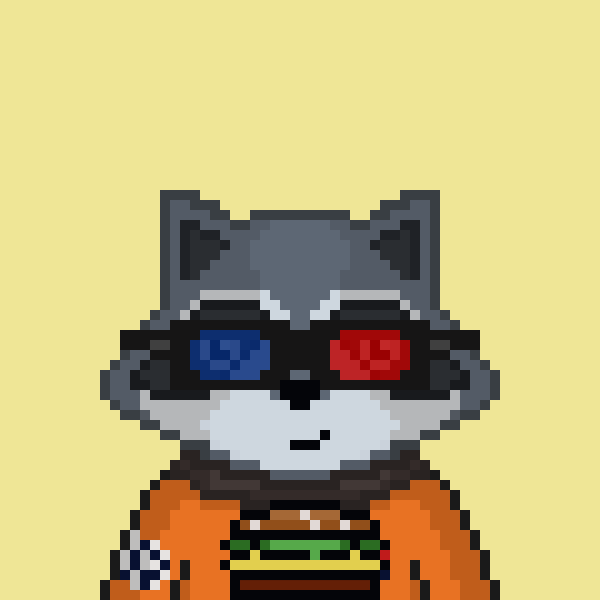 Pixel Raccoon #1198 NFT on Algorand