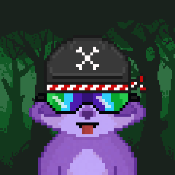 An image of Pixel Raccoon #12