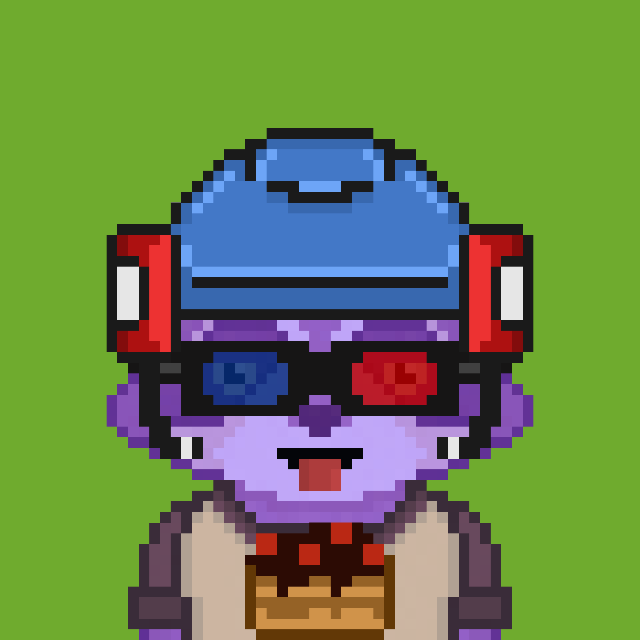 Pixel Raccoon #120 NFT on Algorand