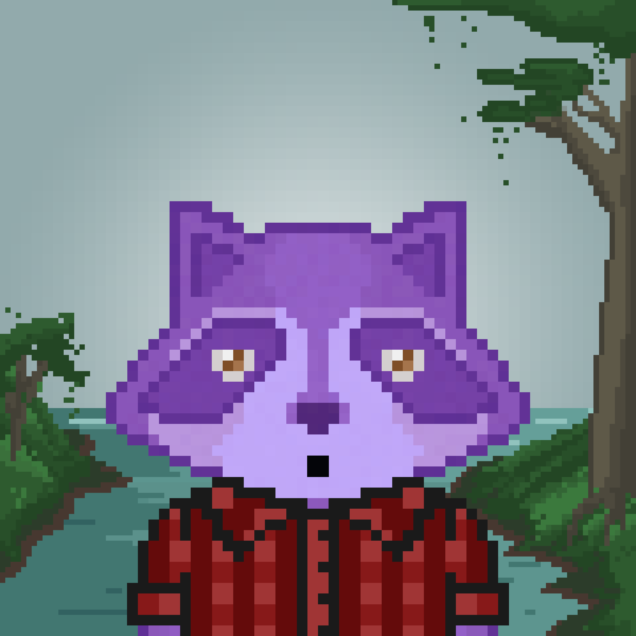 Pixel Raccoon #1211 NFT on Algorand