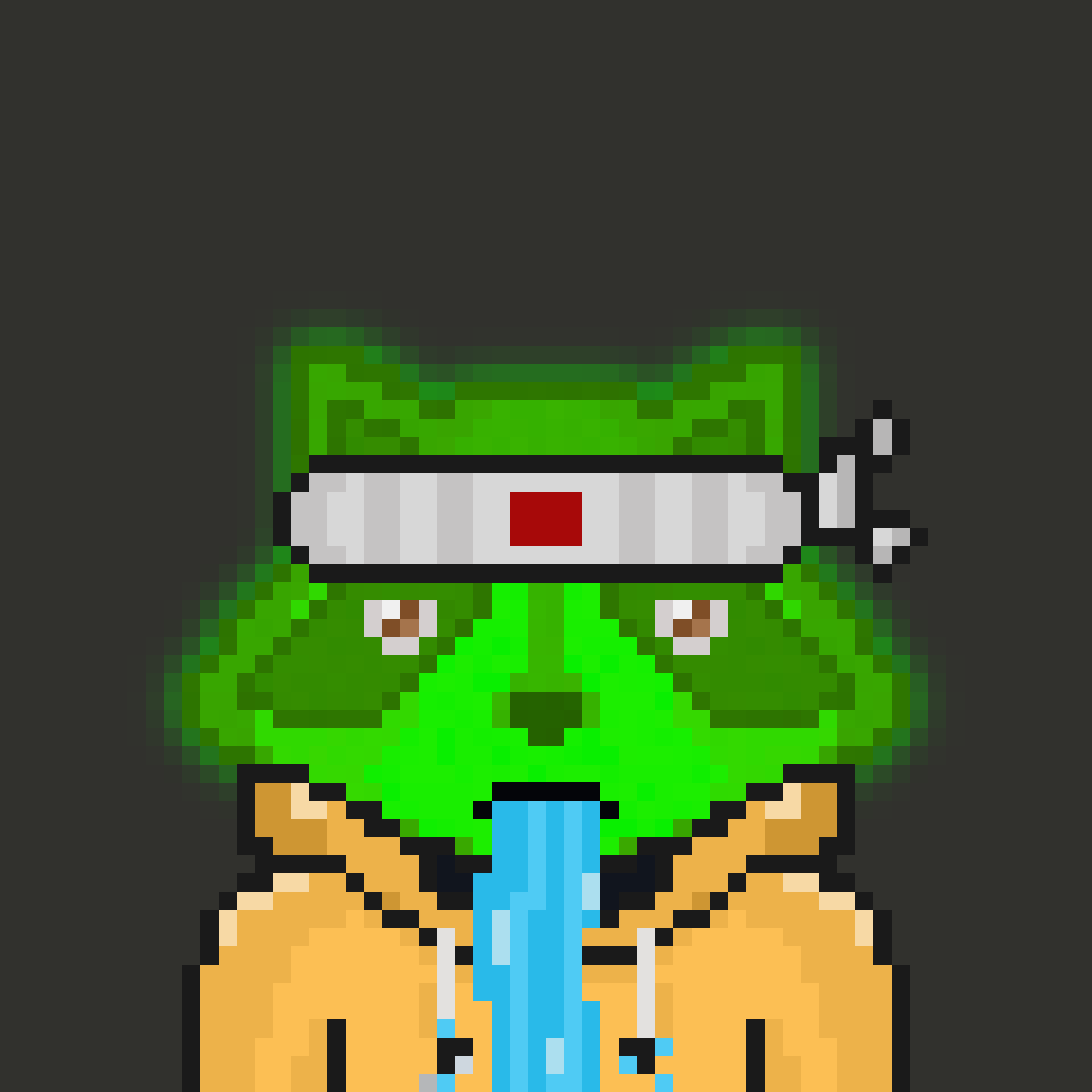 Pixel Raccoon #1218 NFT on Algorand