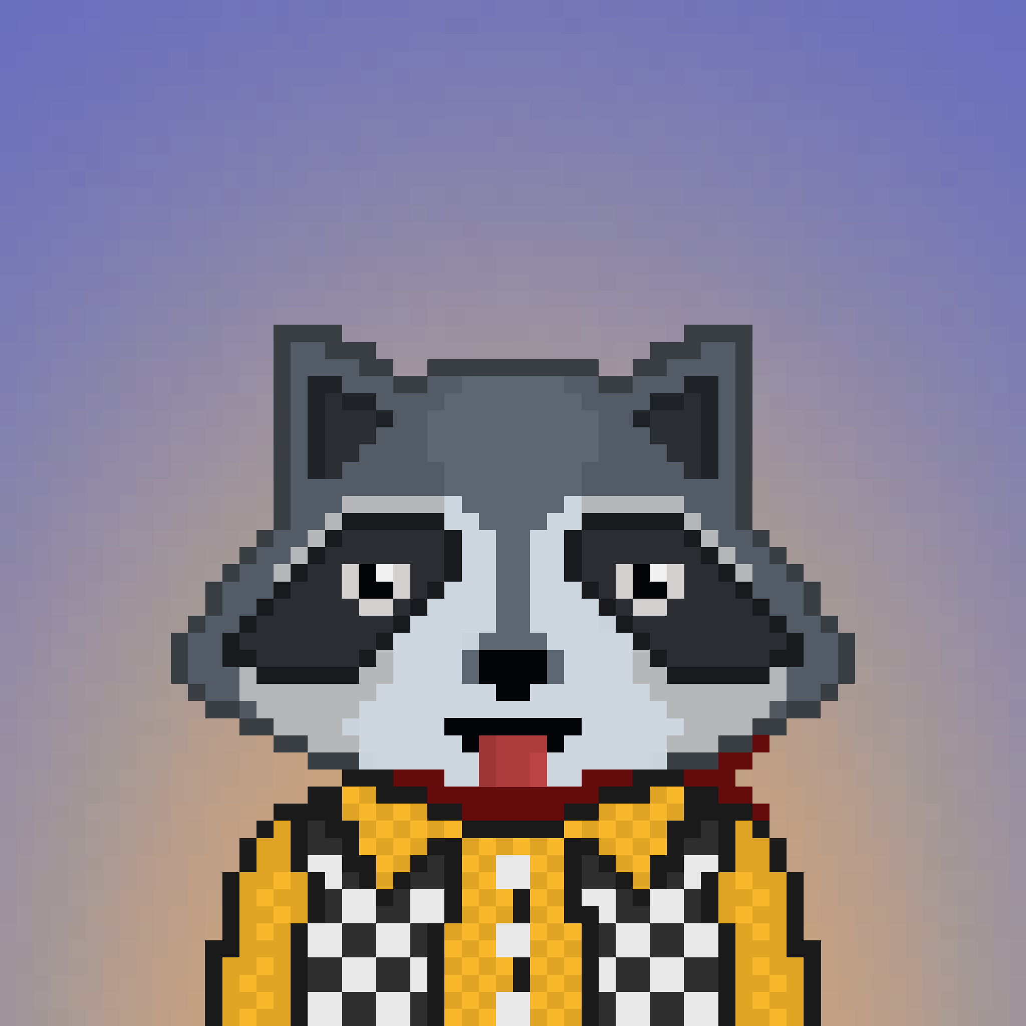 Pixel Raccoon #1235 NFT on Algorand
