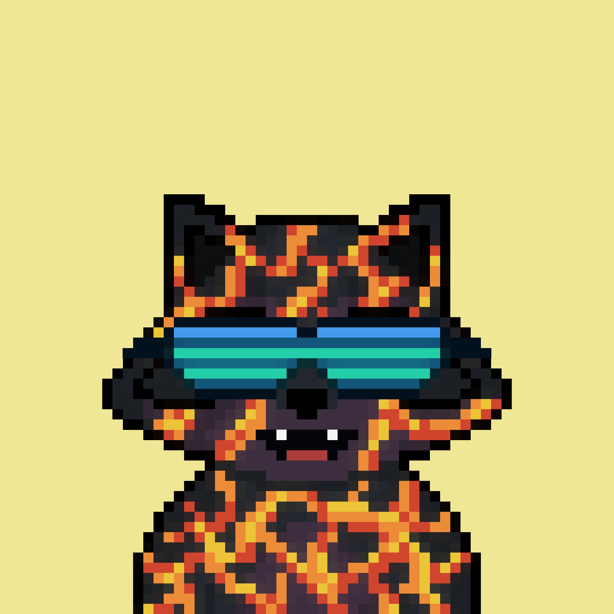 Pixel Raccoon #1243 NFT on Algorand