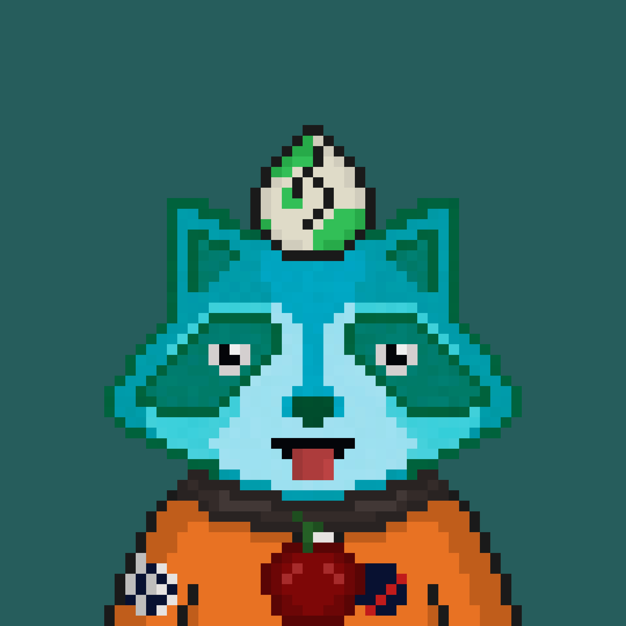 Pixel Raccoon #1248 NFT on Algorand