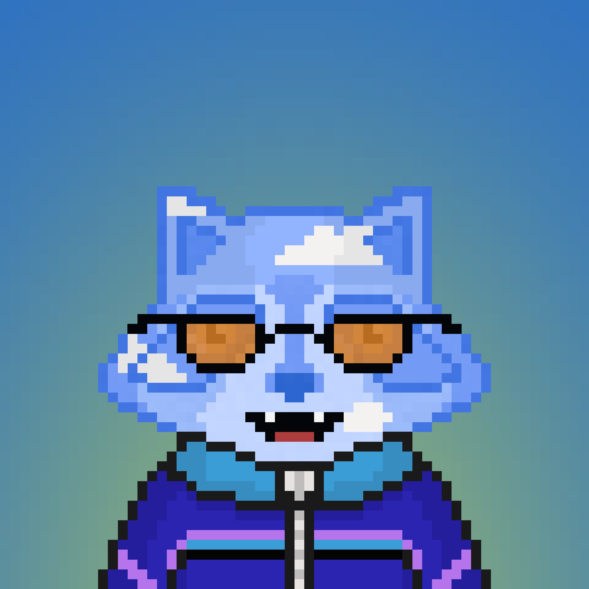 Pixel Raccoon #1258 NFT on Algorand