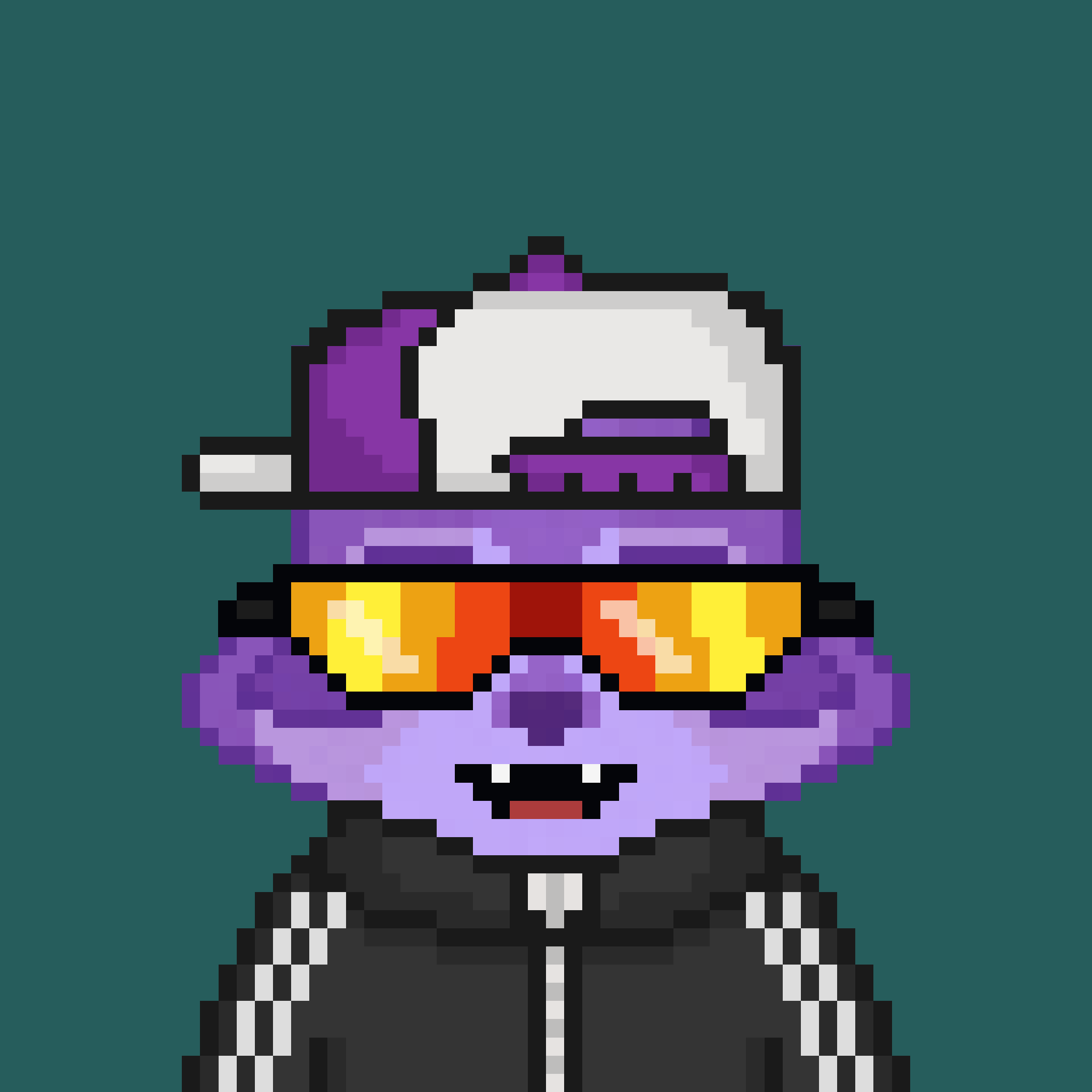 Pixel Raccoon #127 NFT on Algorand