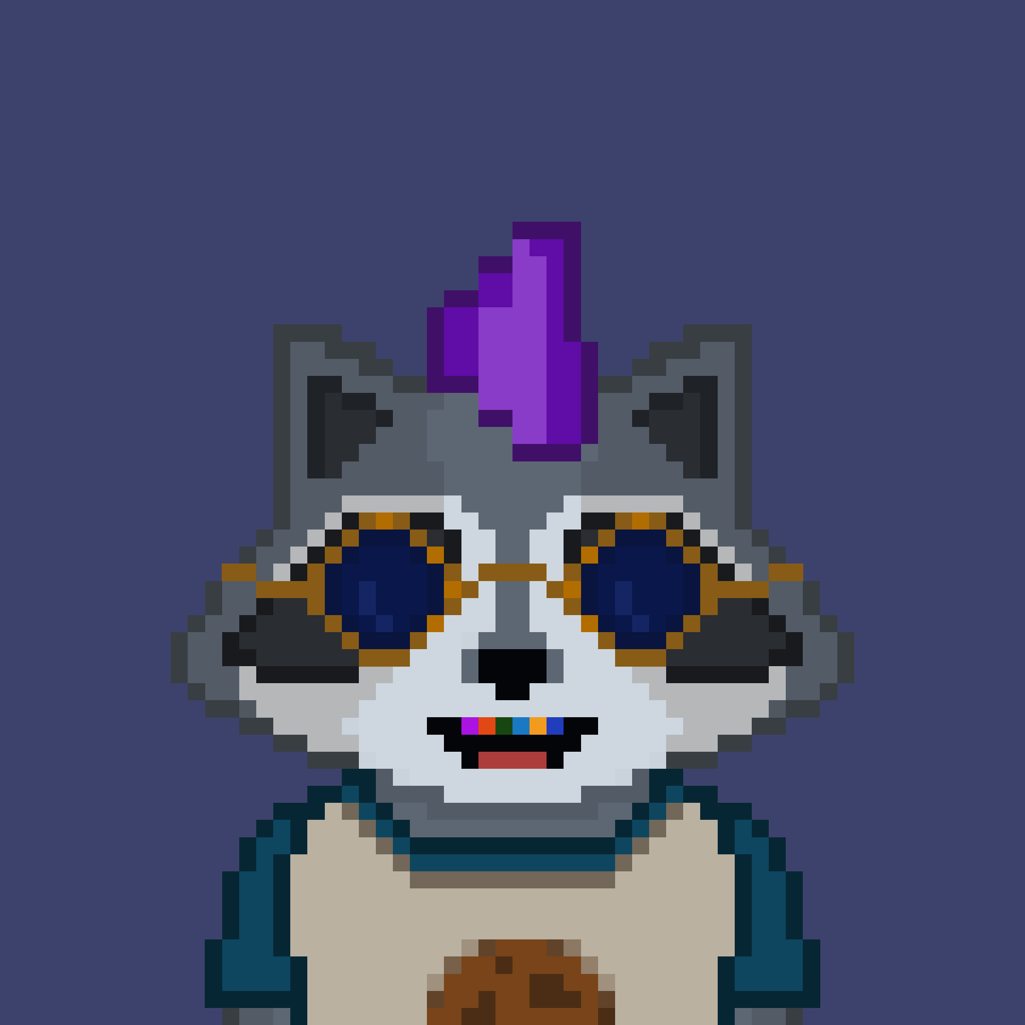 Pixel Raccoon #1300 NFT on Algorand