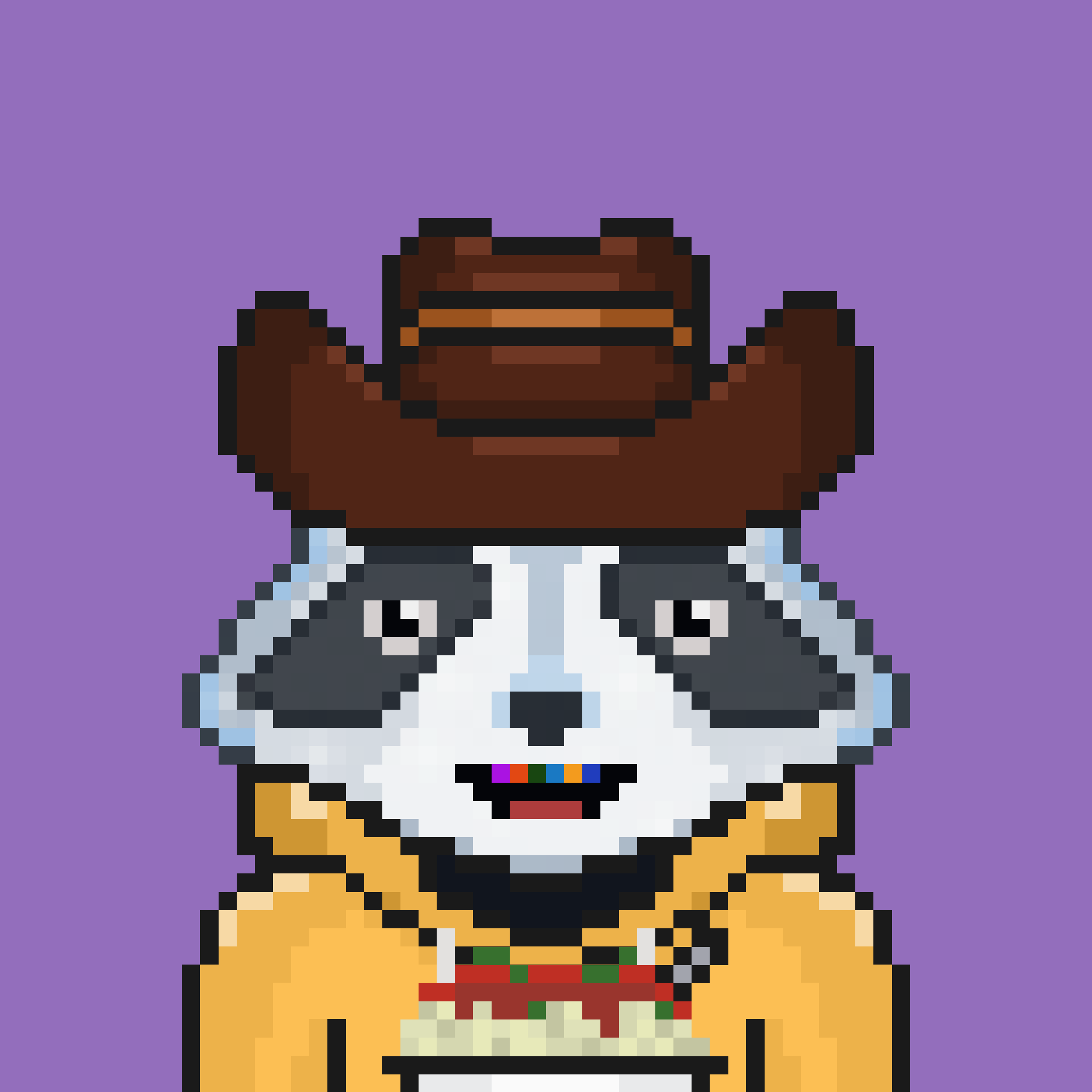 Pixel Raccoon #1306 NFT on Algorand