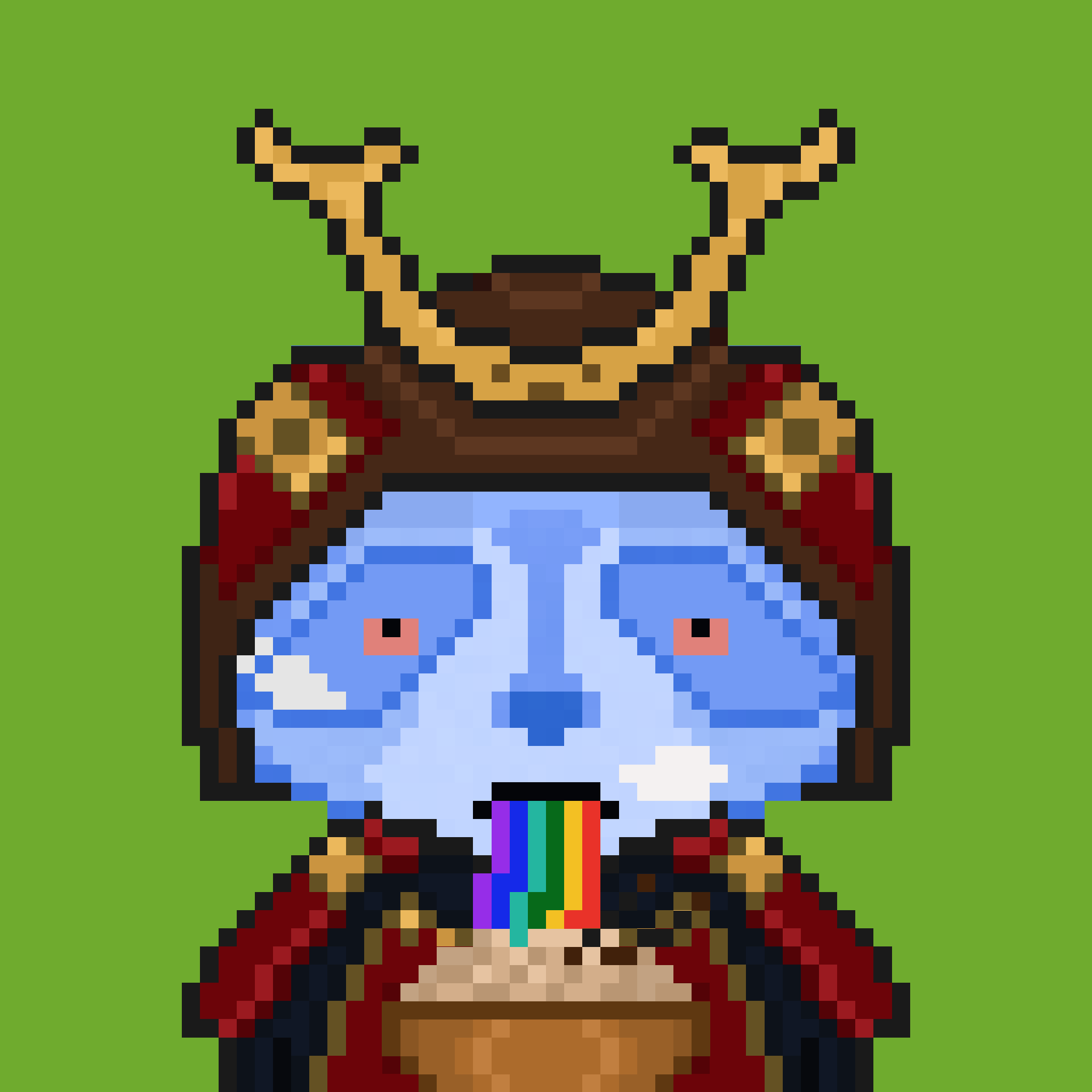 Pixel Raccoon #1330 NFT on Algorand