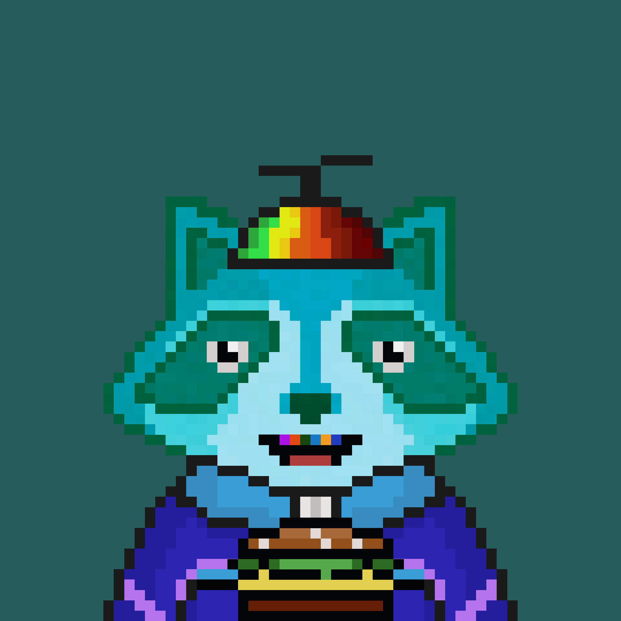 Pixel Raccoon #1344 NFT on Algorand