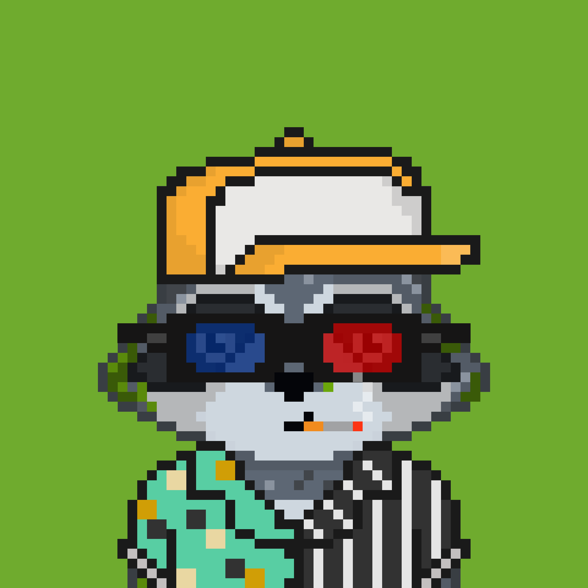 Pixel Raccoon #138 NFT on Algorand