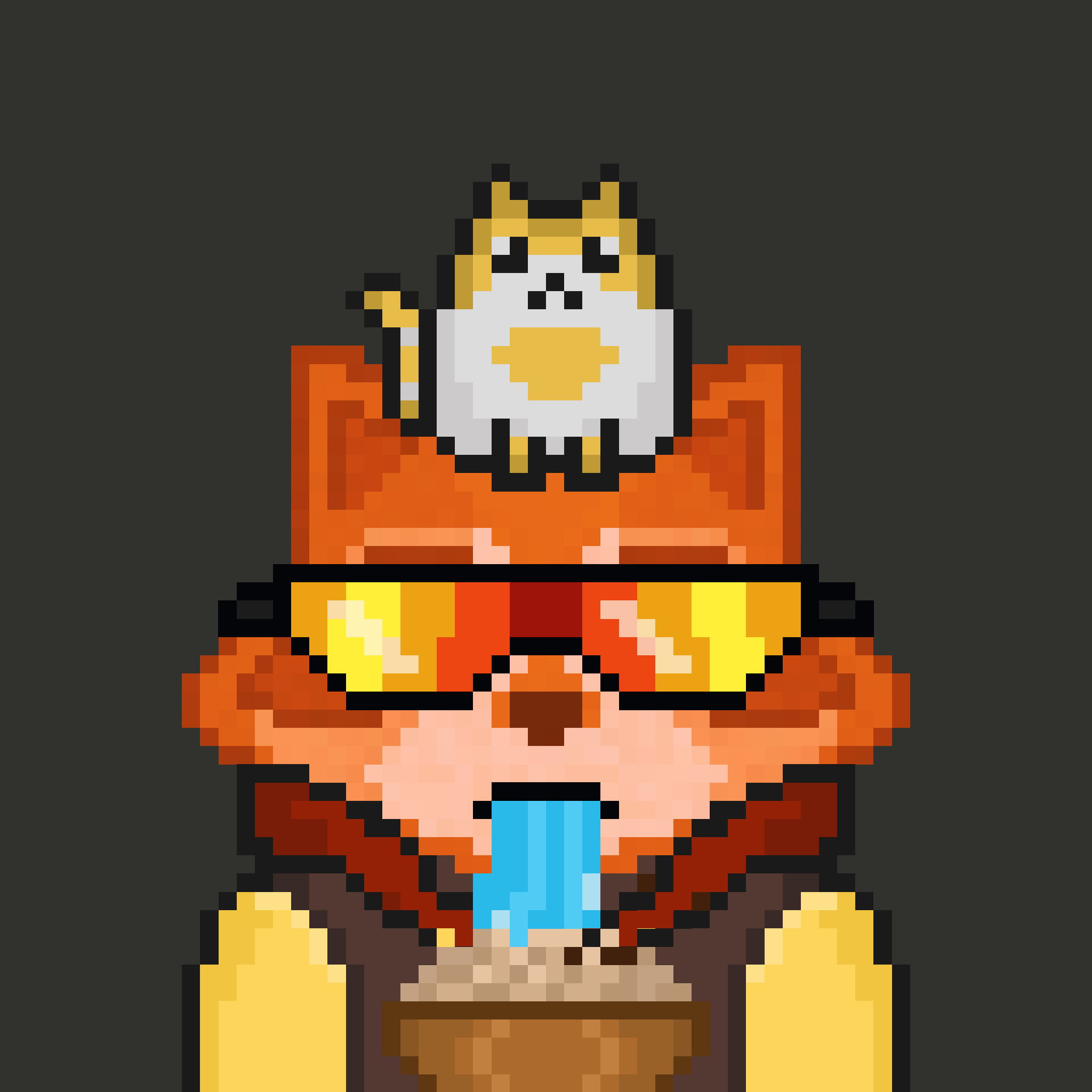 Pixel Raccoon #1417 NFT on Algorand