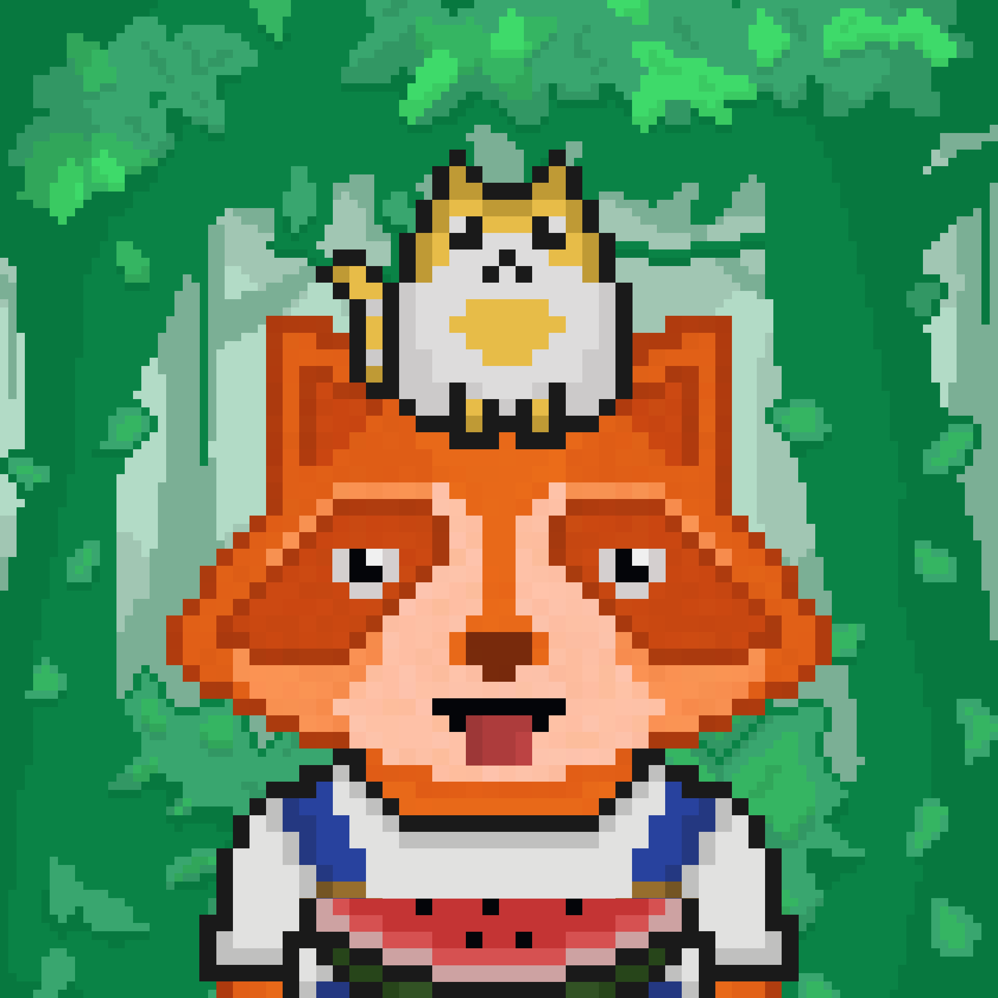 Pixel Raccoon #1419 NFT on Algorand
