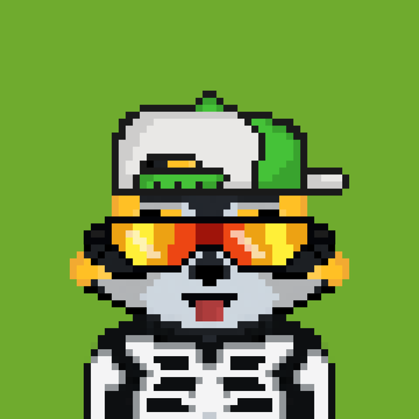 An image of Pixel Raccoon #1420