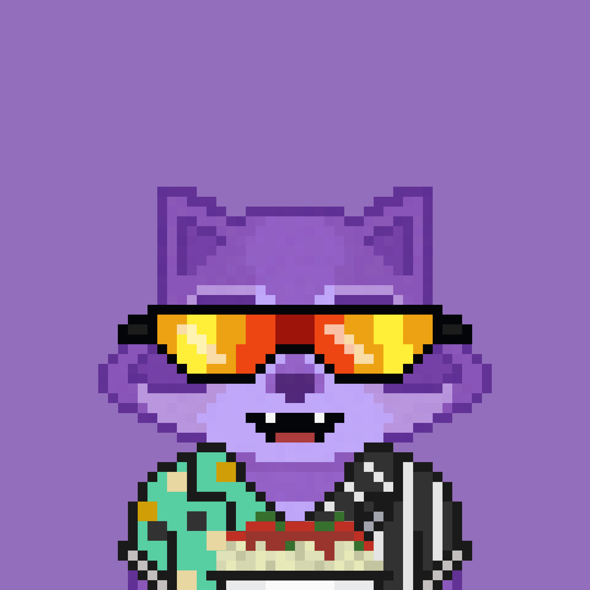 Pixel Raccoon #1422 NFT on Algorand