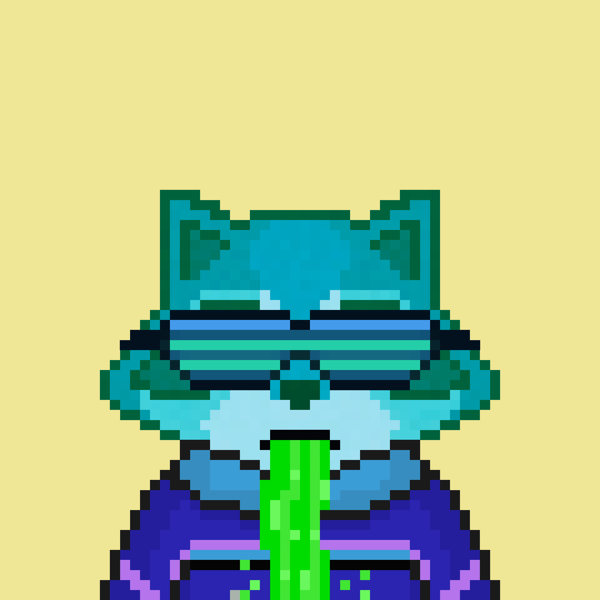 Pixel Raccoon #1424 NFT on Algorand