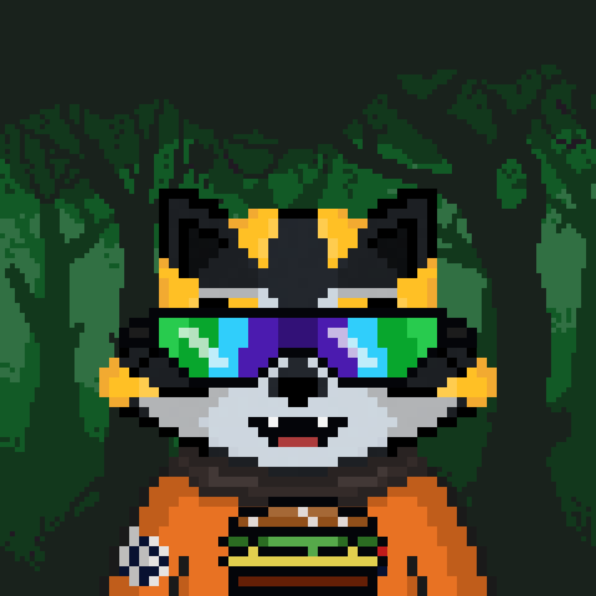 Pixel Raccoon #1435 NFT on Algorand