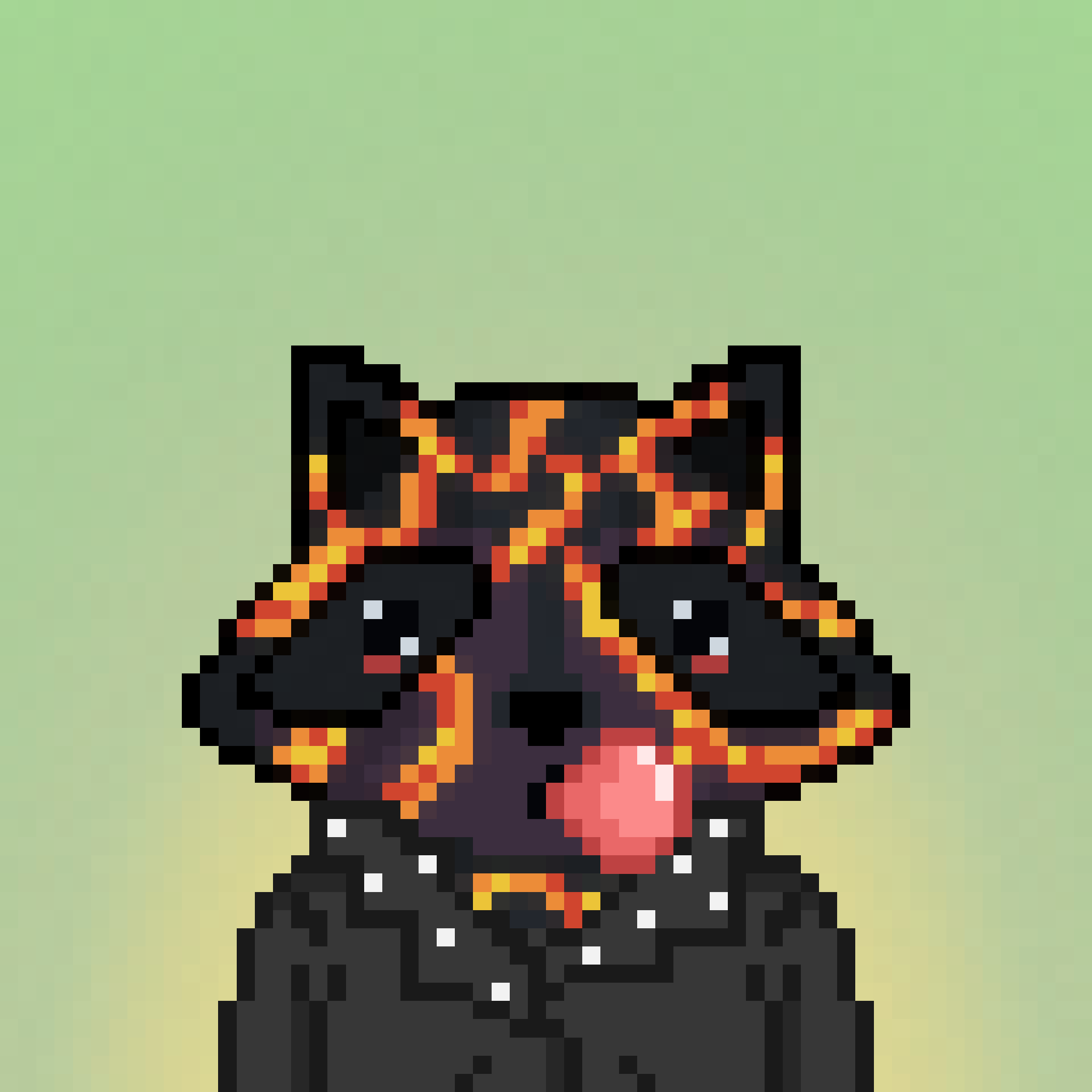 Pixel Raccoon #1456 NFT on Algorand