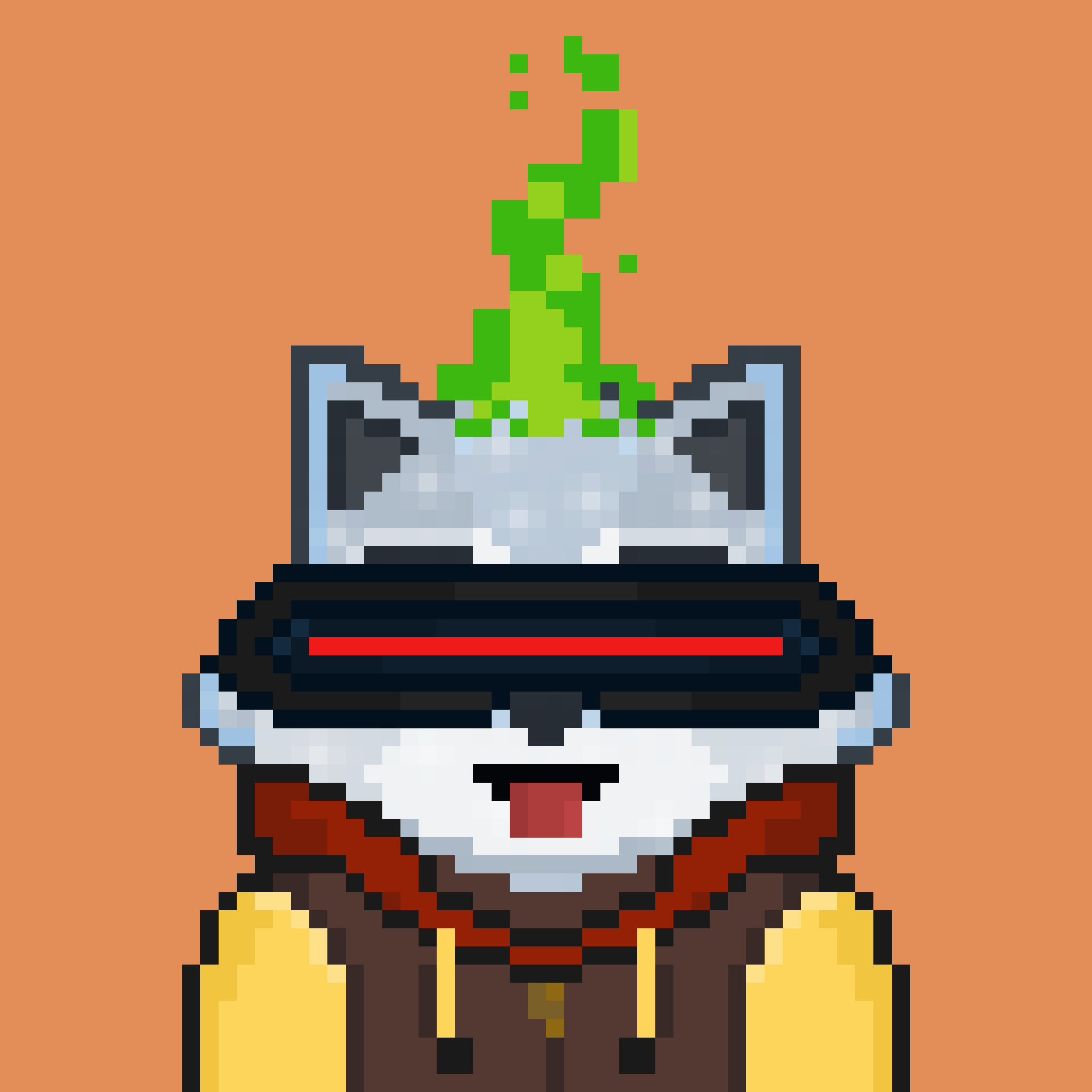 Pixel Raccoon #1471 NFT on Algorand