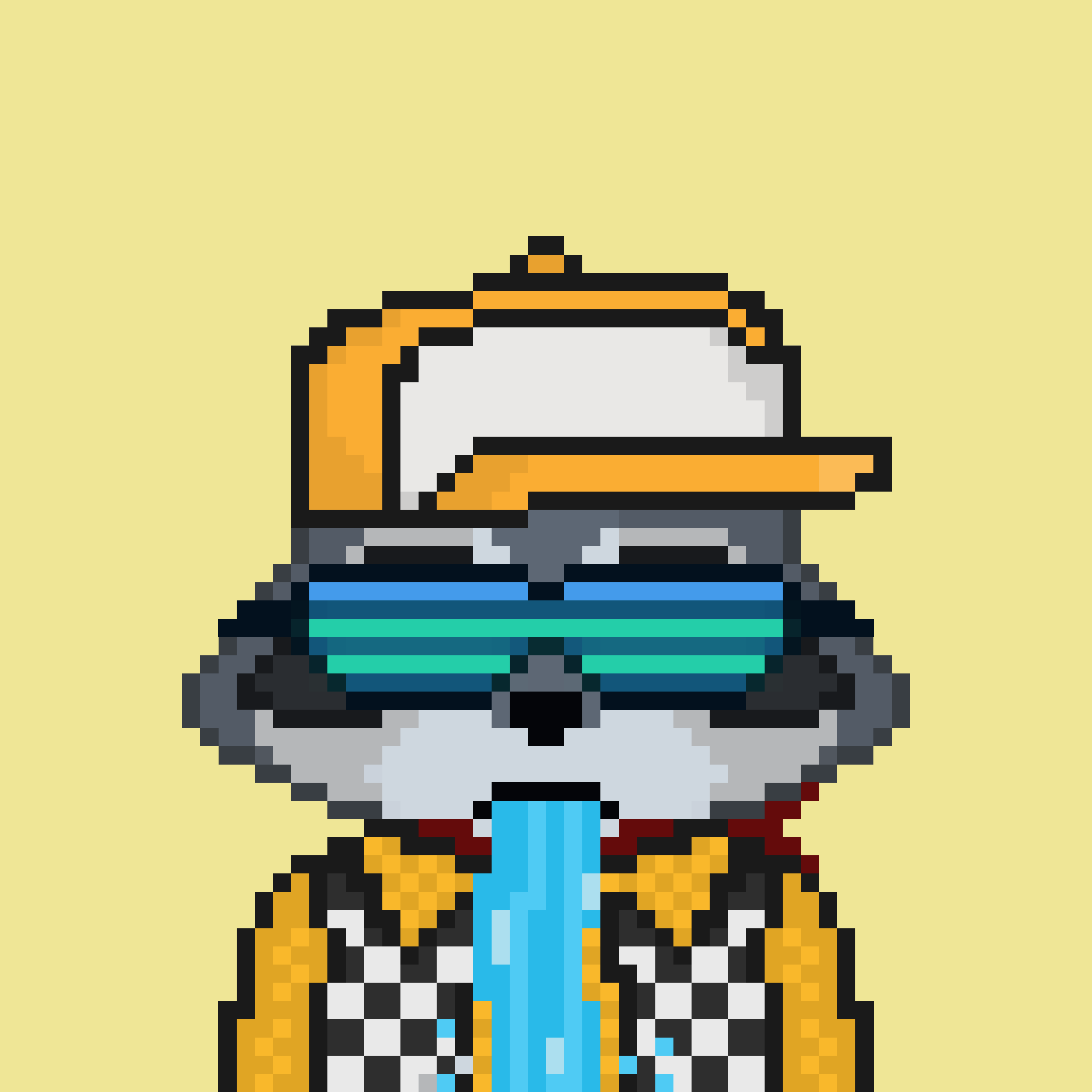 Pixel Raccoon #1488 NFT on Algorand