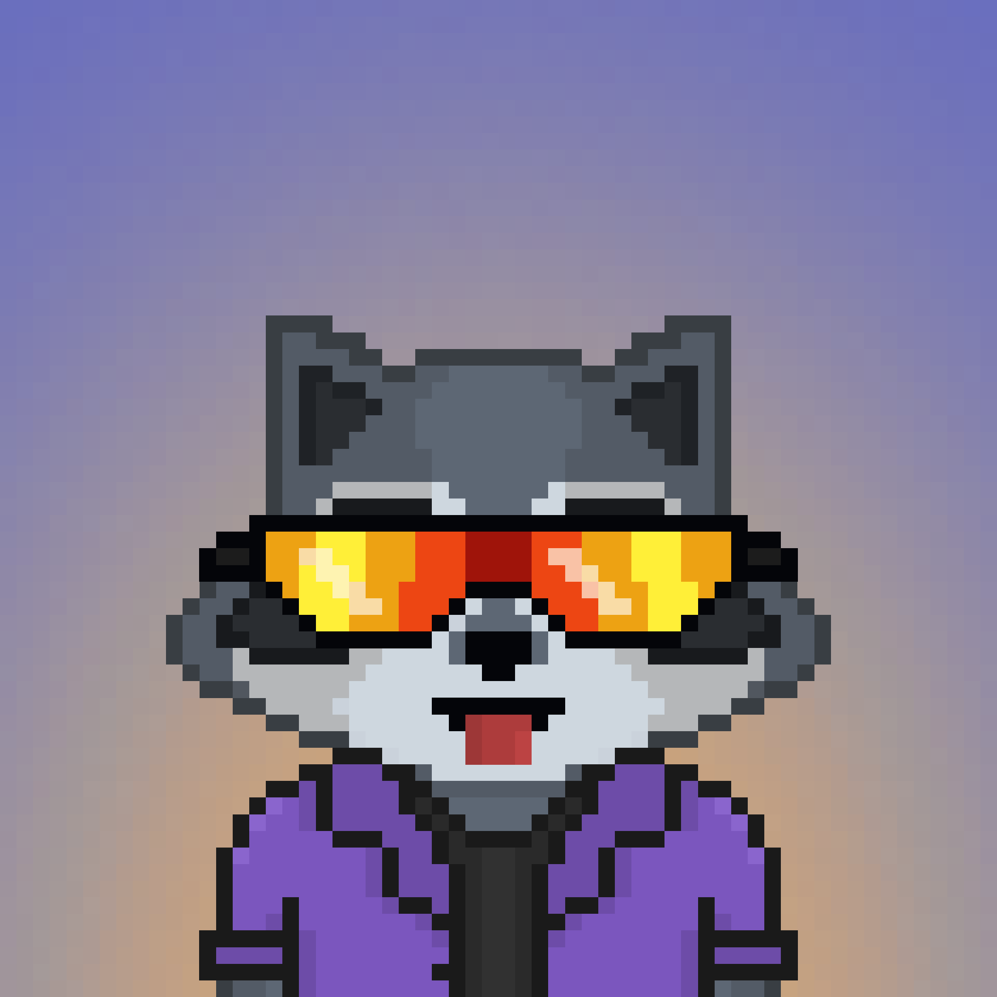 Pixel Raccoon #15 NFT on Algorand