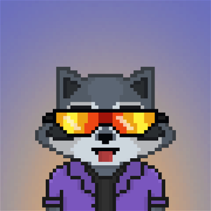 Pixel Raccoon #15