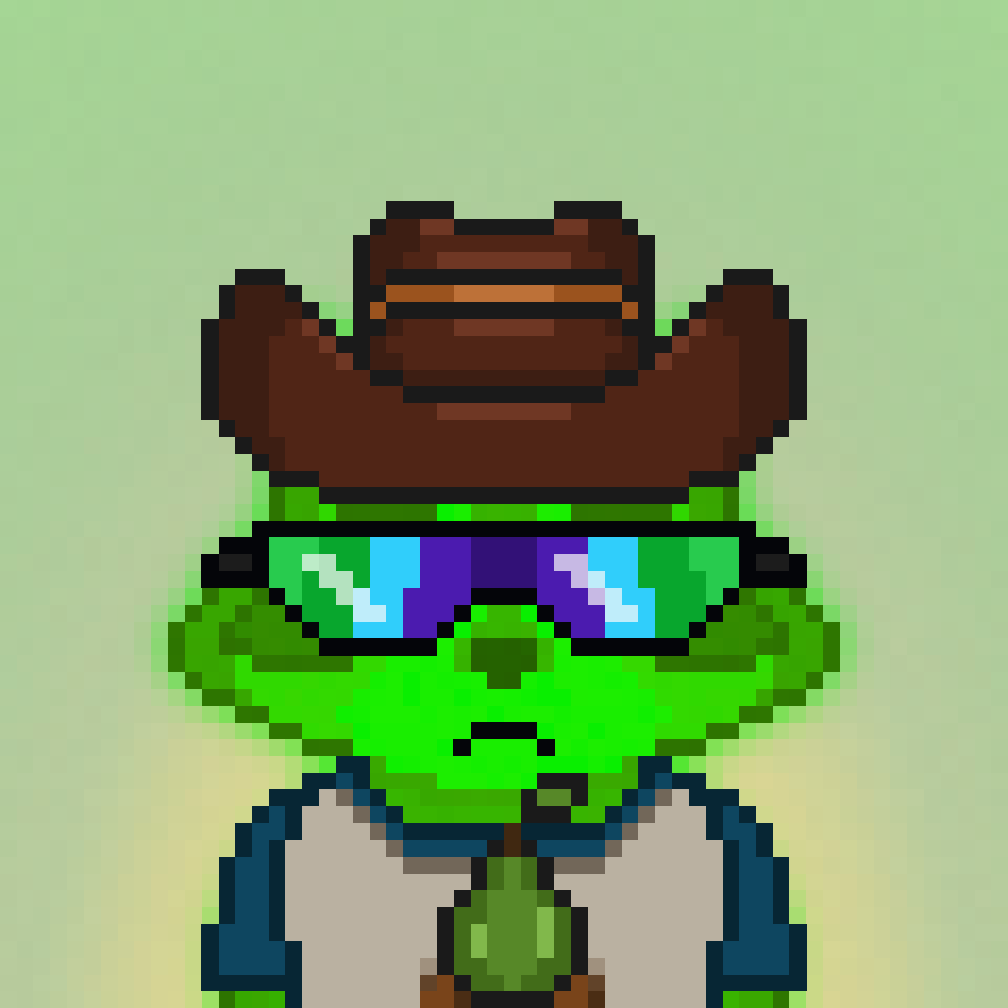 Pixel Raccoon #151 NFT on Algorand