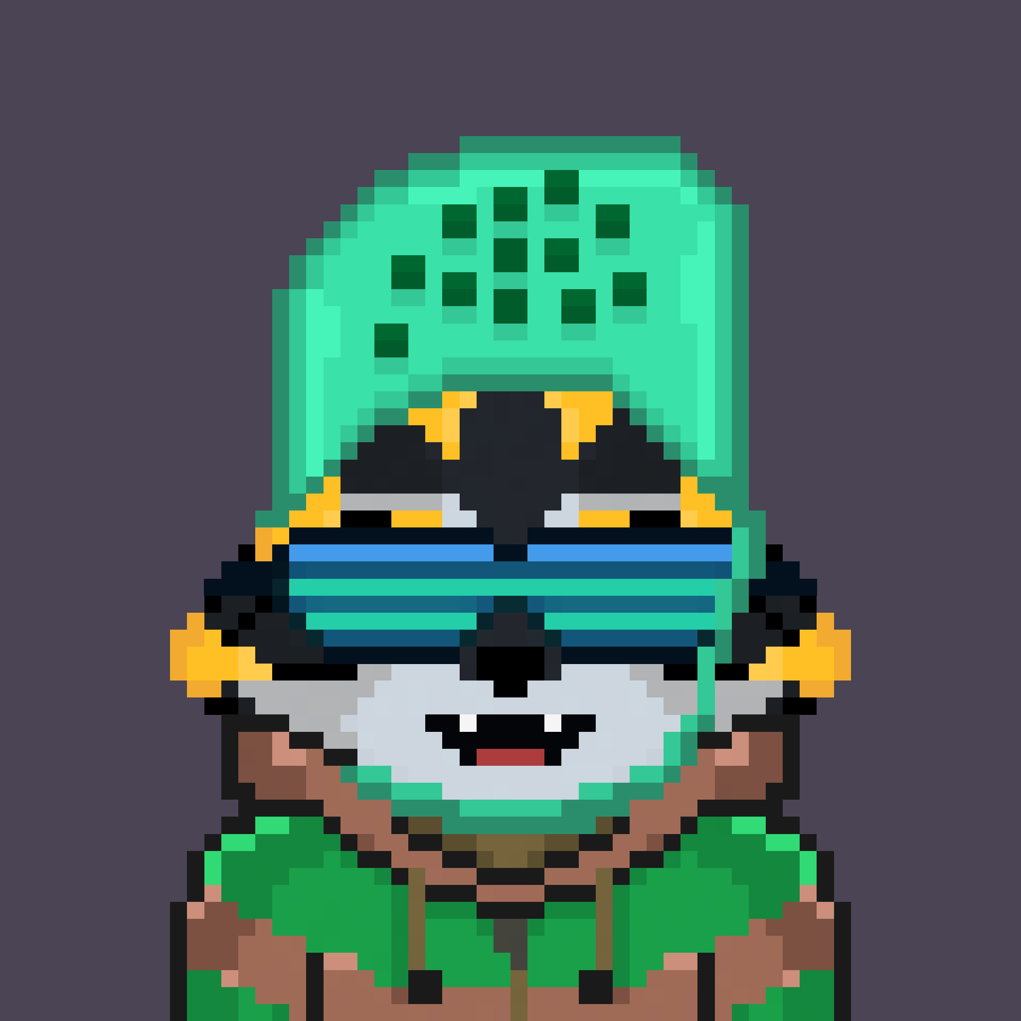 Pixel Raccoon #152 NFT on Algorand