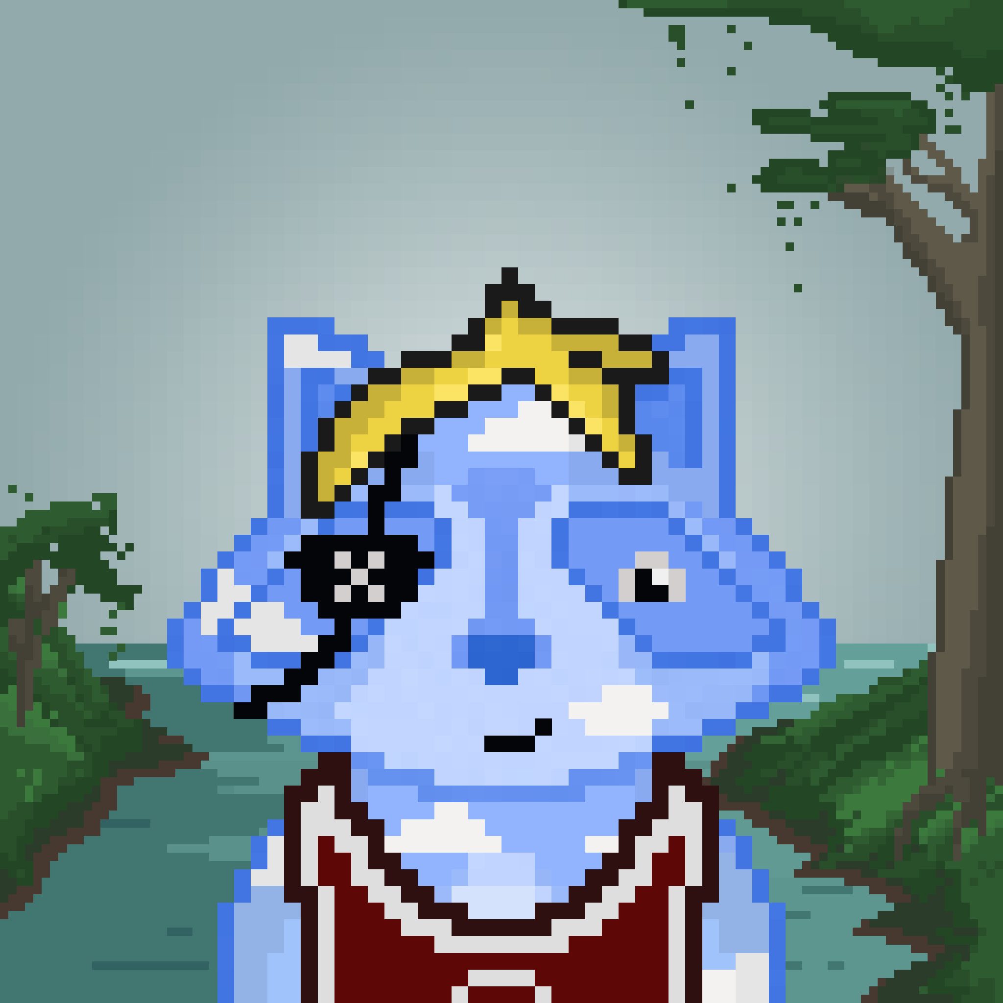 Pixel Raccoon #156 NFT on Algorand