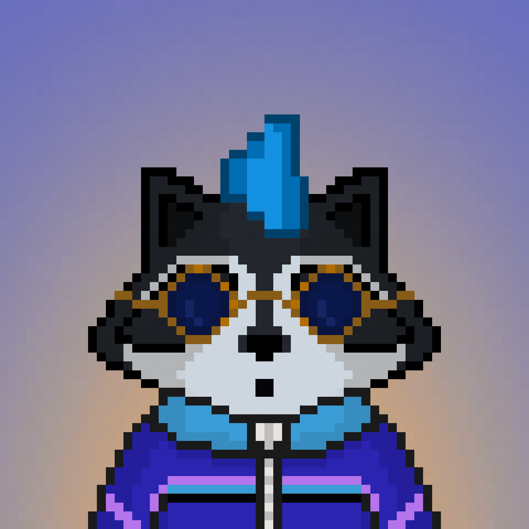 Pixel Raccoon #157 NFT on Algorand