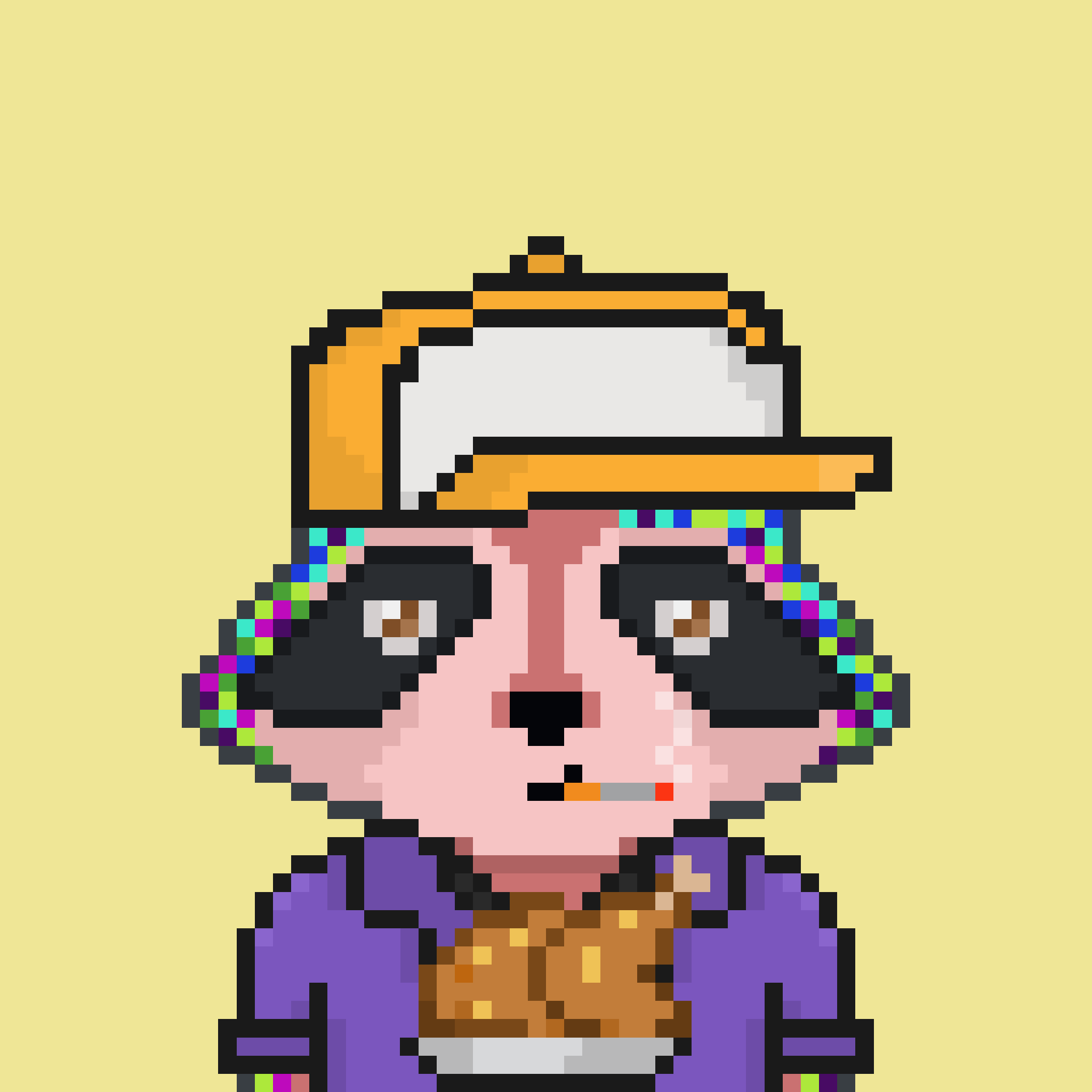 Pixel Raccoon #1581 NFT on Algorand