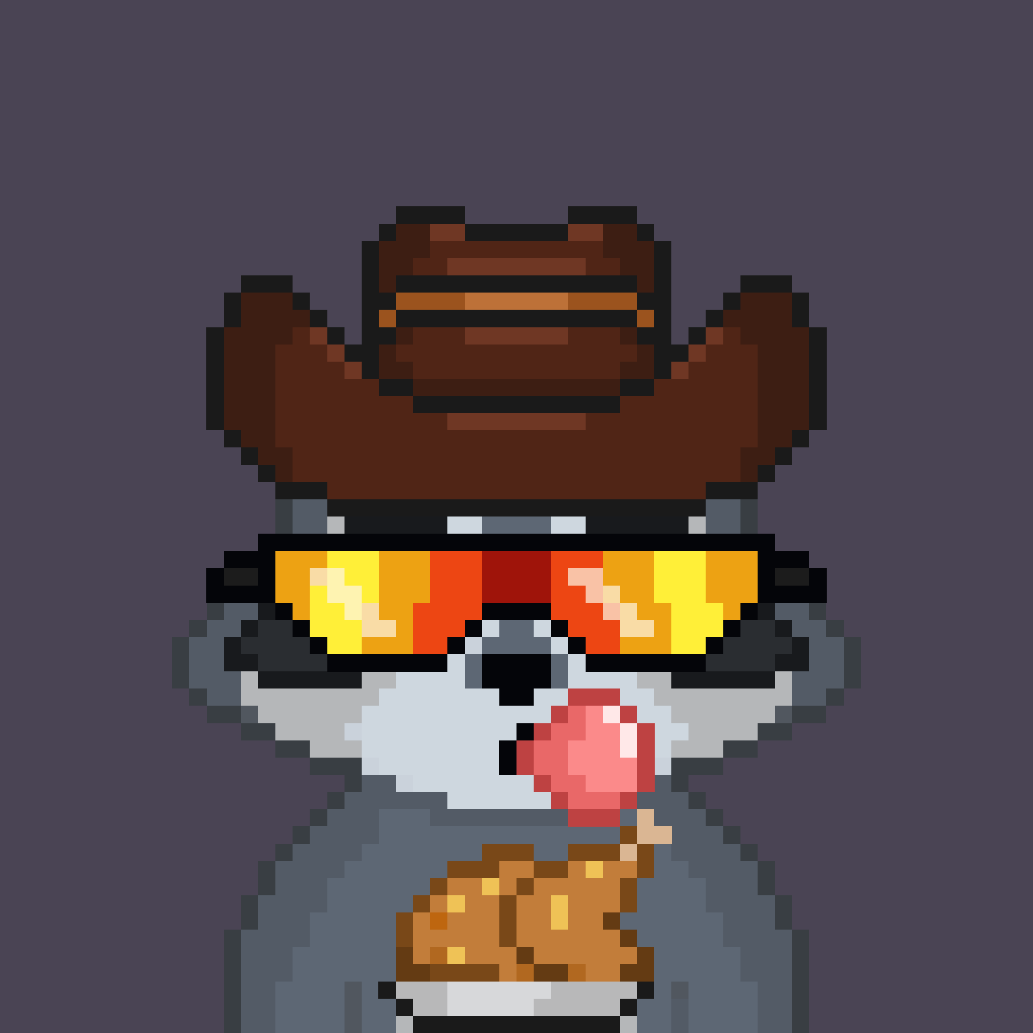 Pixel Raccoon #1624 NFT on Algorand