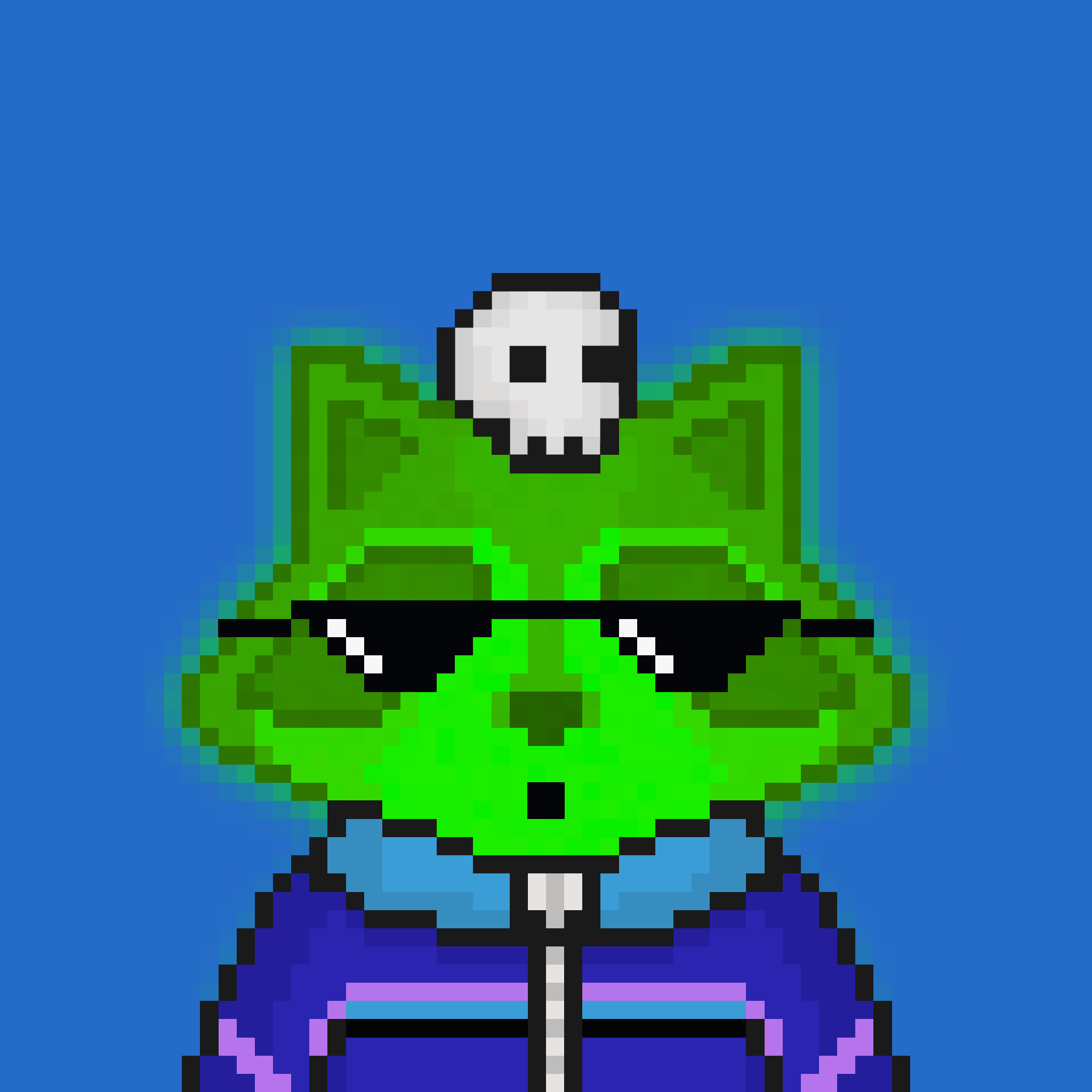 Pixel Raccoon #1628 NFT on Algorand