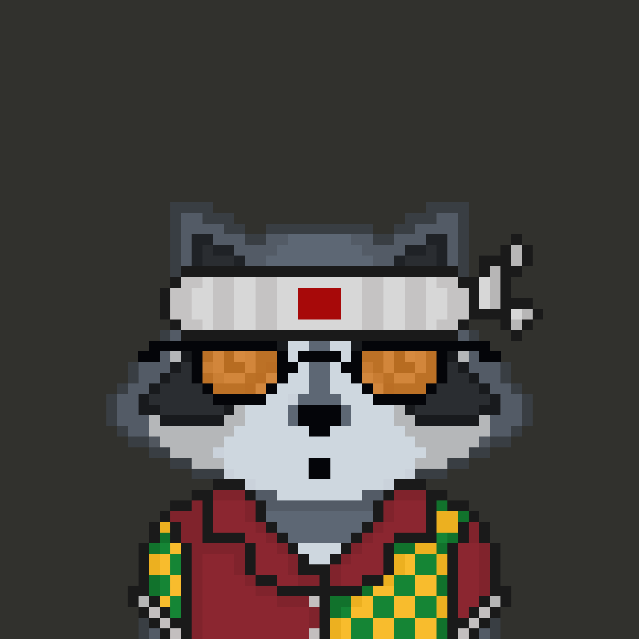 Pixel Raccoon #1639 NFT on Algorand