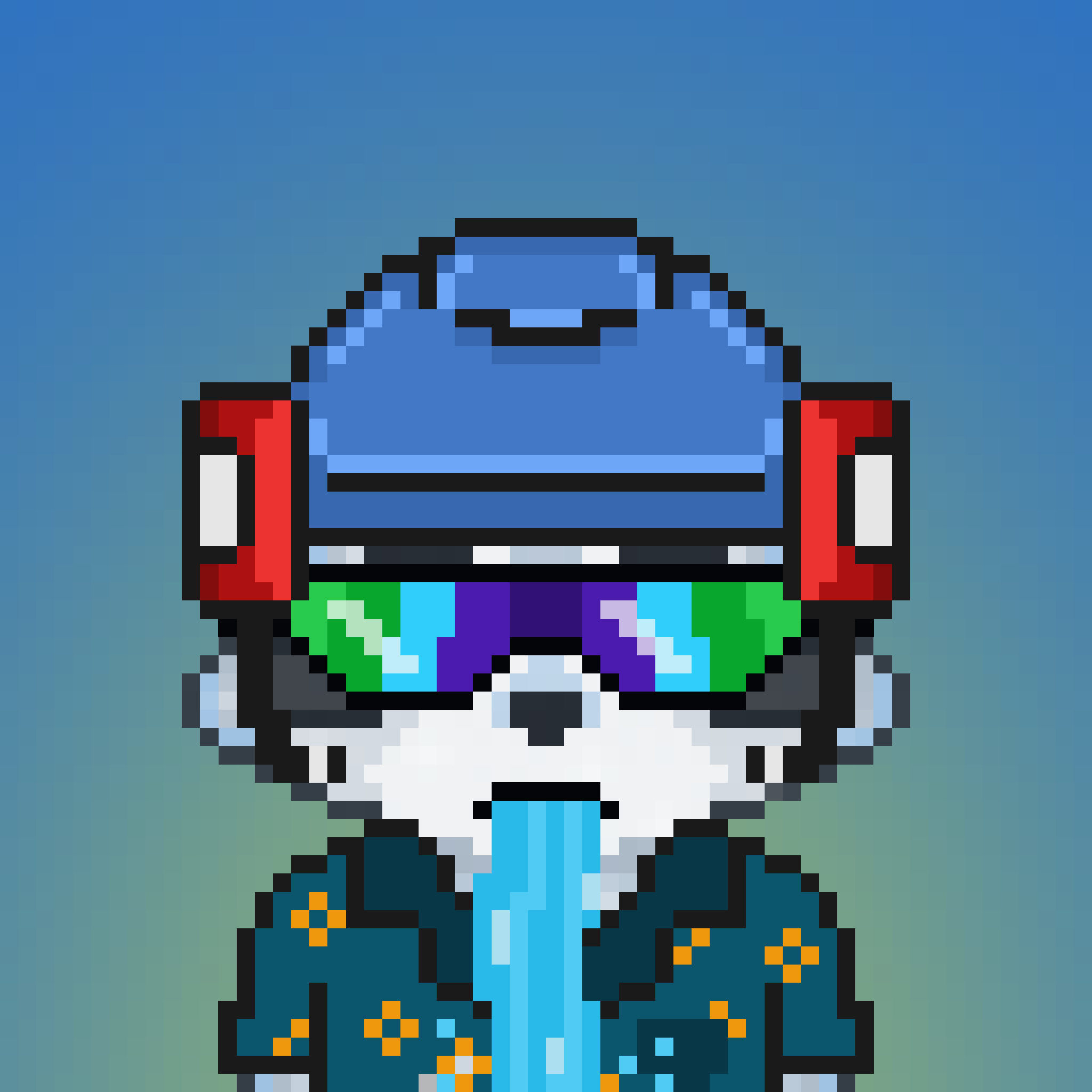 Pixel Raccoon #1651 NFT on Algorand