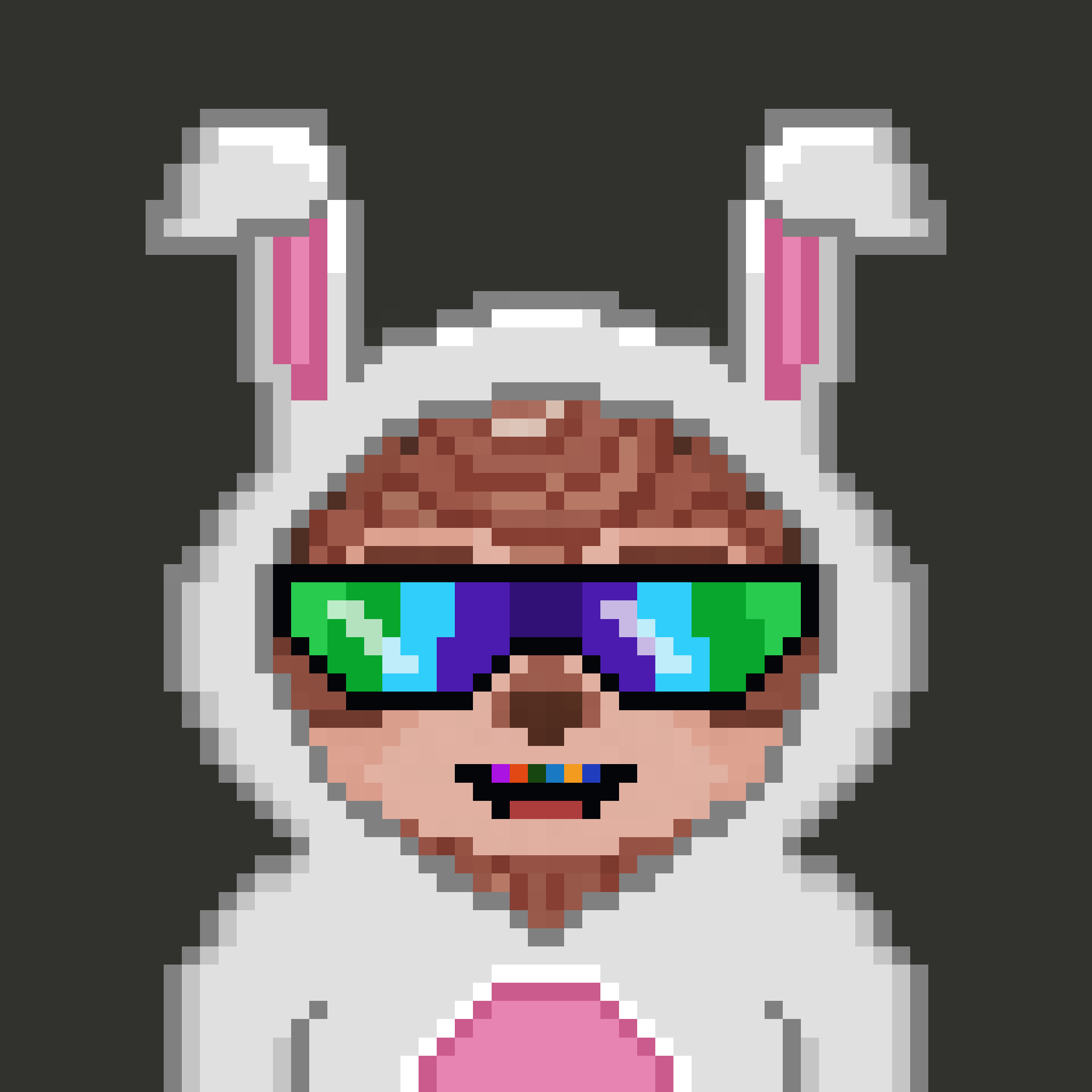 Pixel Raccoon #167 NFT on Algorand