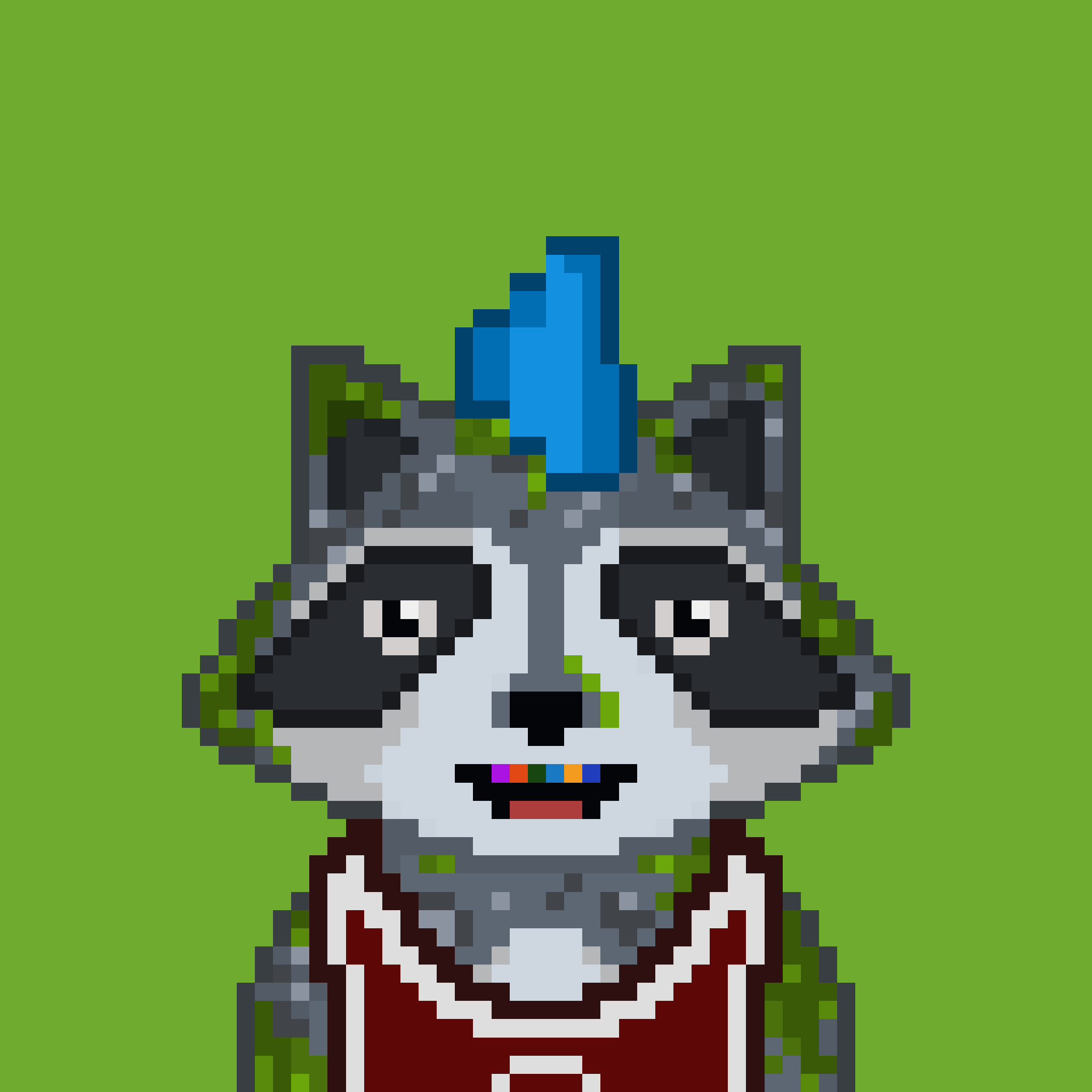 Pixel Raccoon #1670 NFT on Algorand