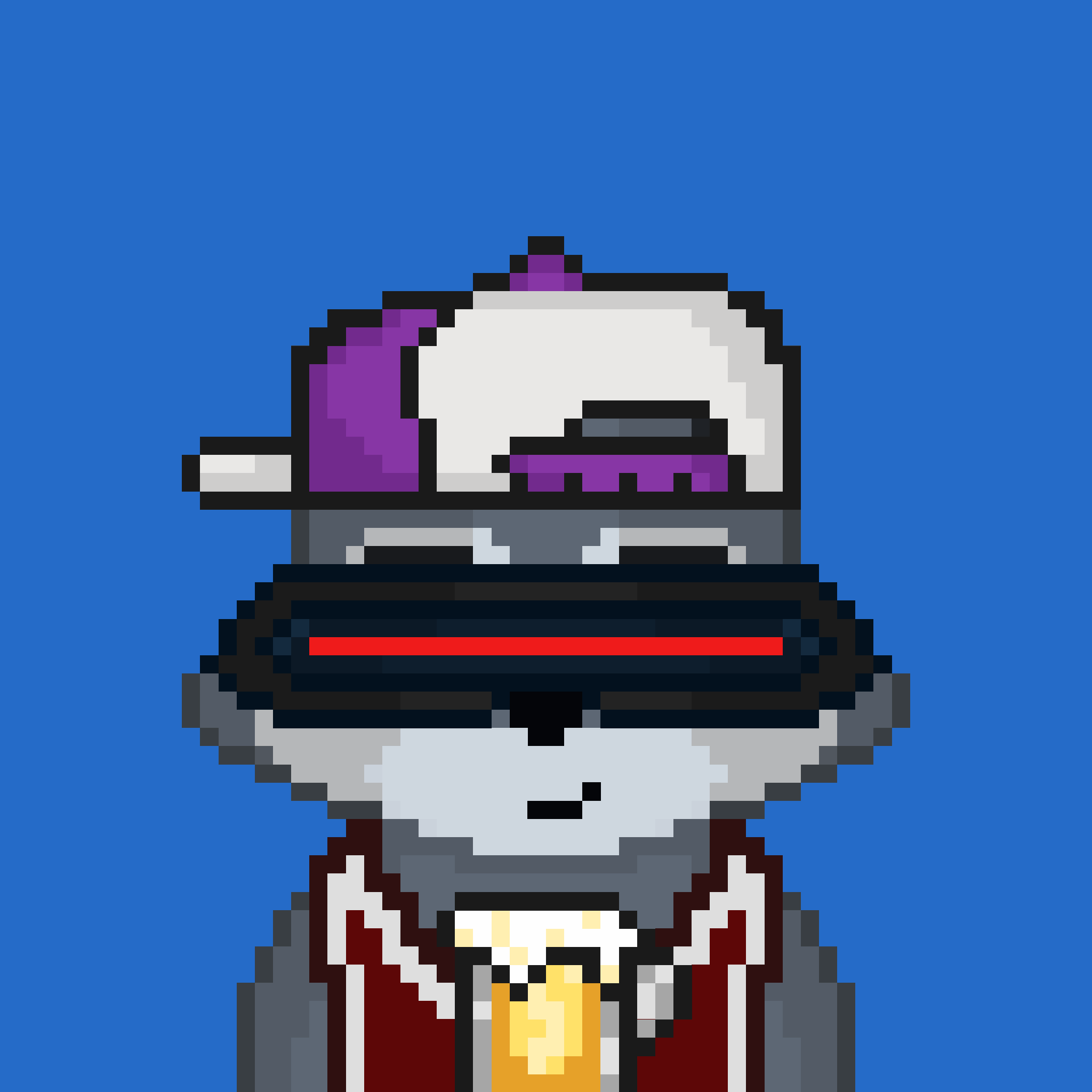 Pixel Raccoon #1680 NFT on Algorand