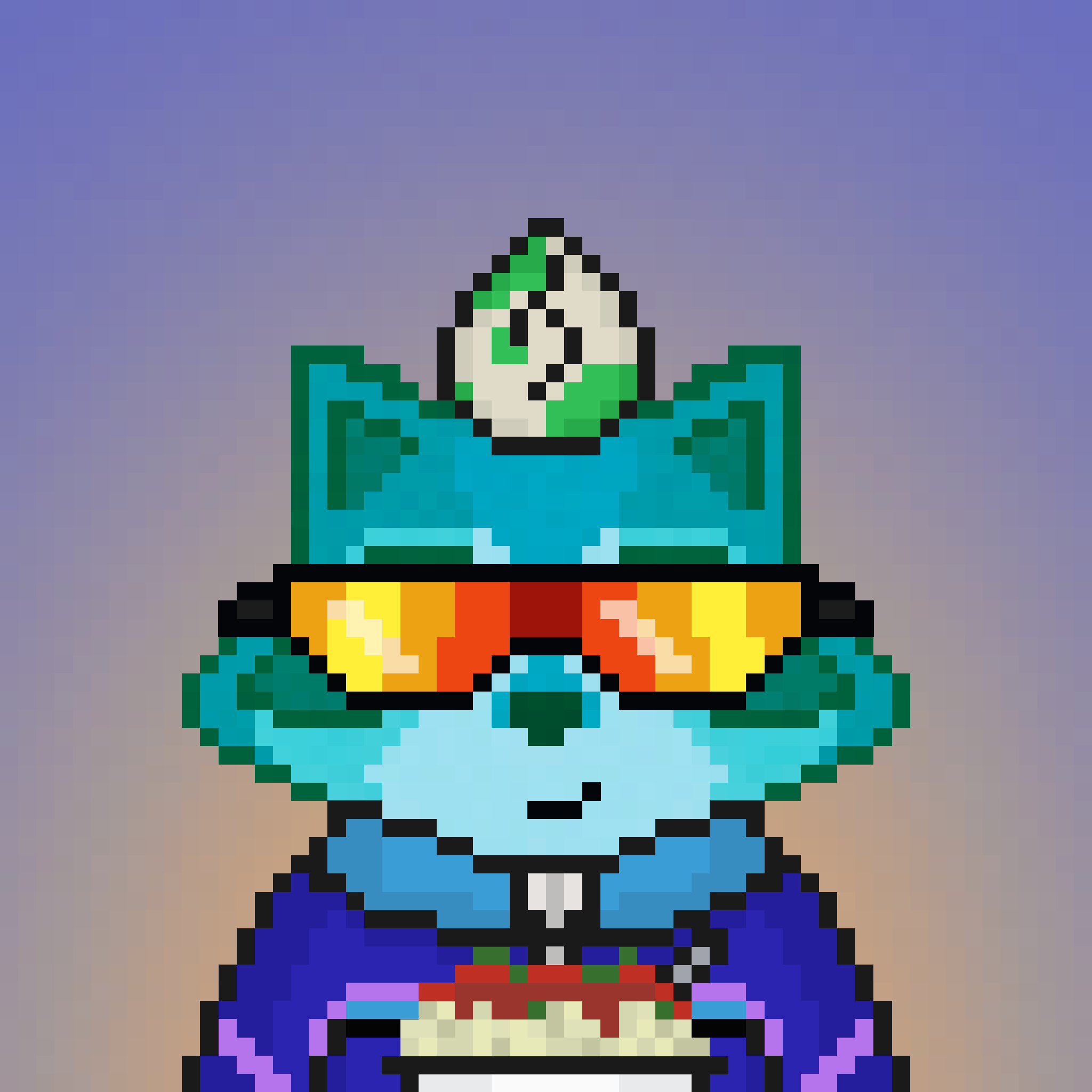 Pixel Raccoon #169 NFT on Algorand