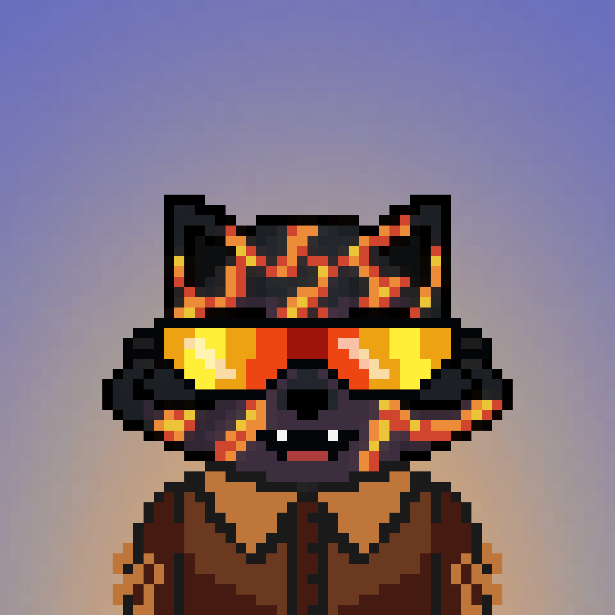 Pixel Raccoon #1701 NFT on Algorand