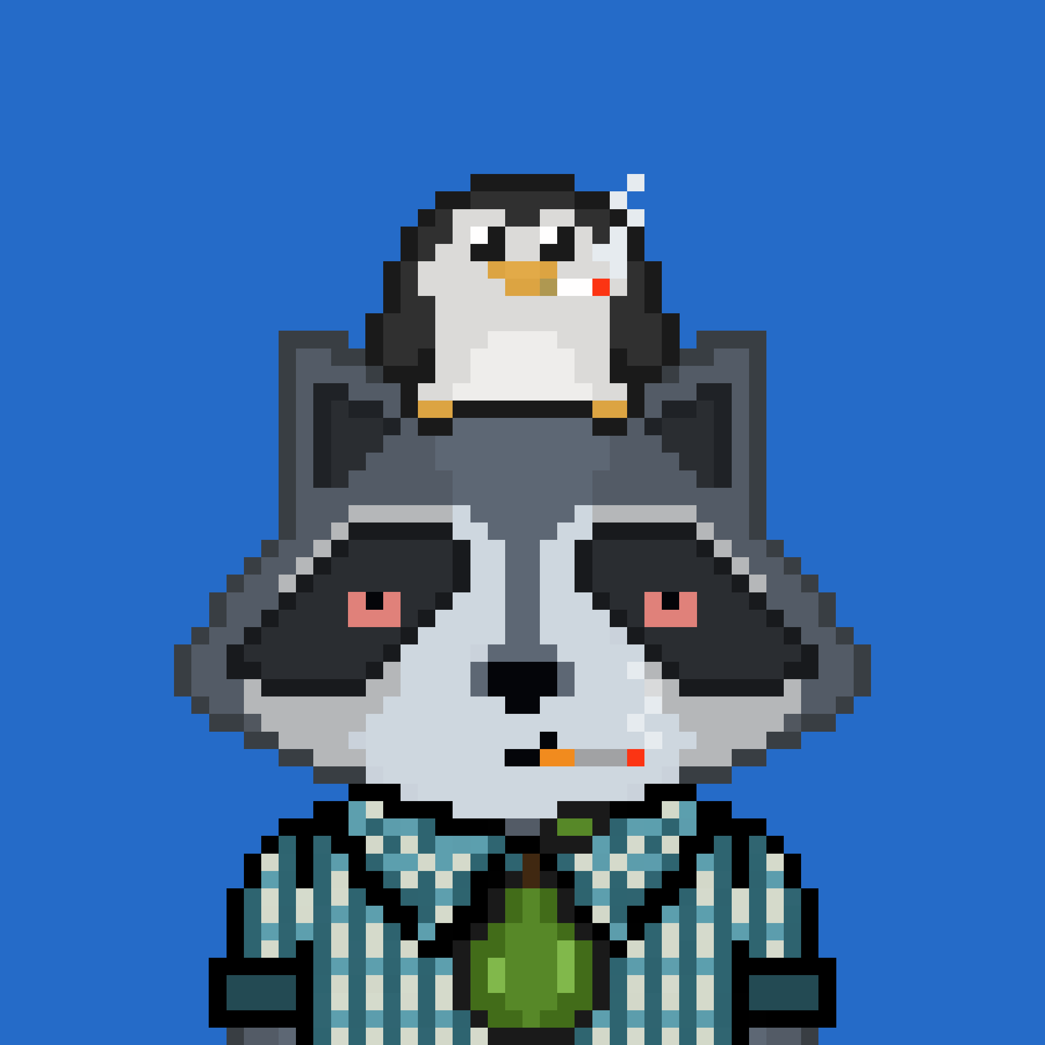 Pixel Raccoon #1810 NFT on Algorand
