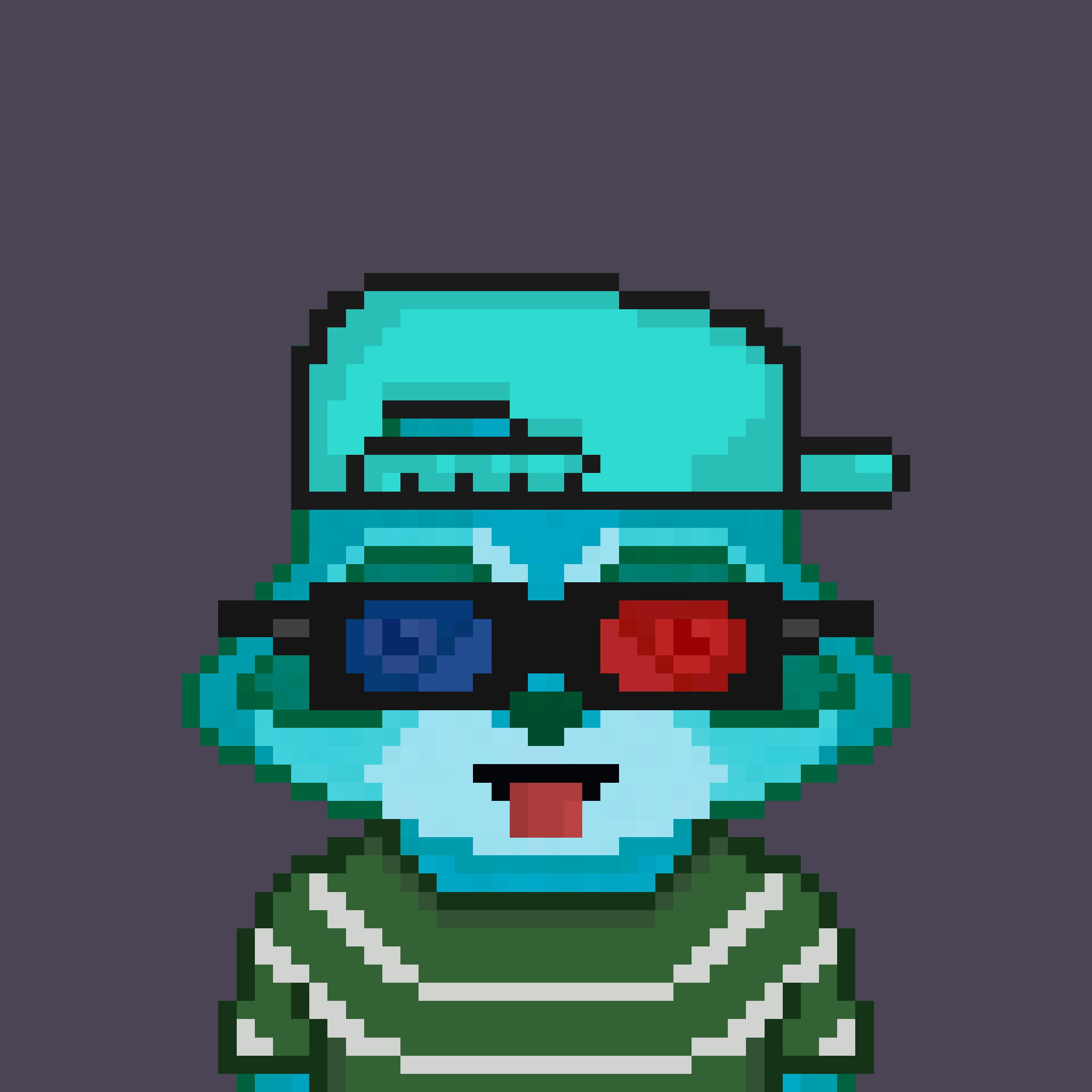 Pixel Raccoon #1823 NFT on Algorand