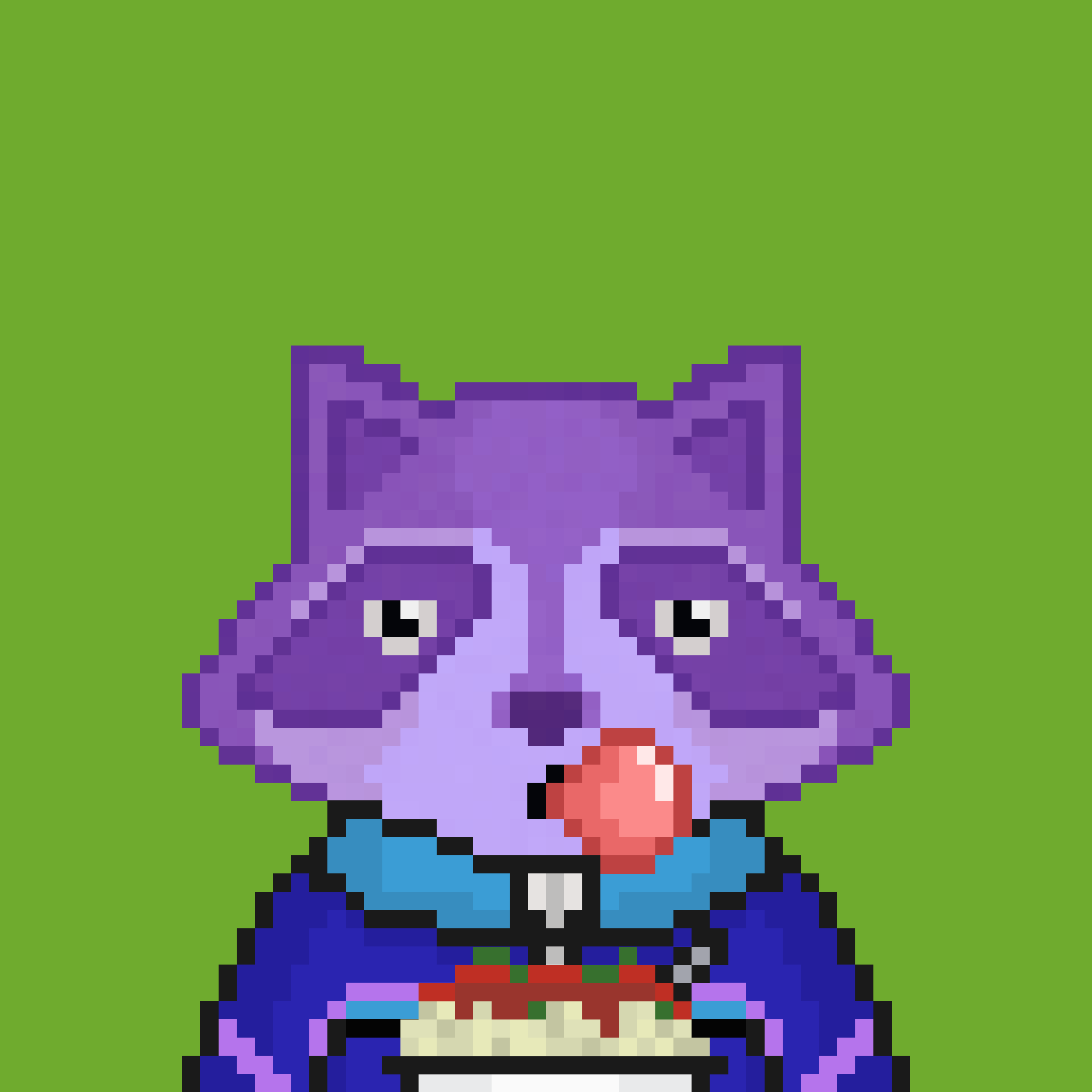 Pixel Raccoon #1846 NFT on Algorand