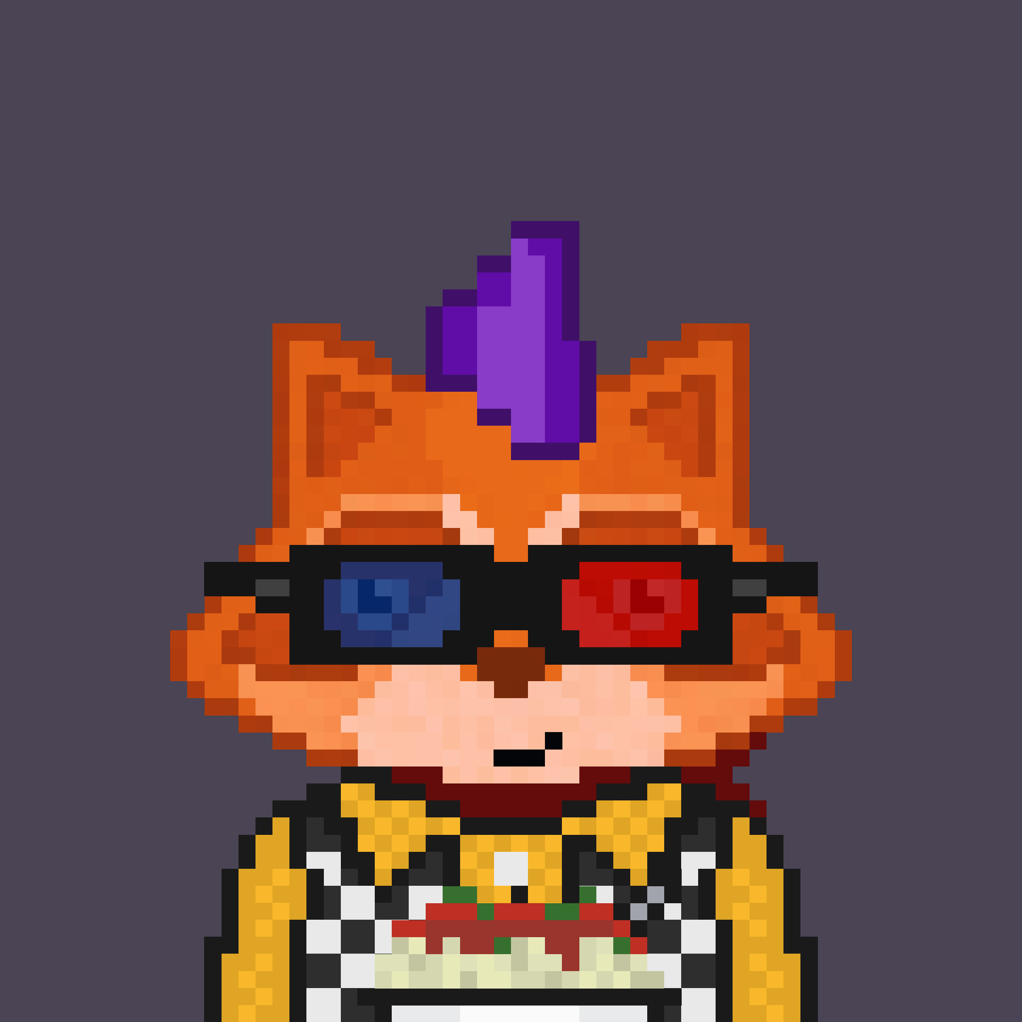 Pixel Raccoon #1847 NFT on Algorand