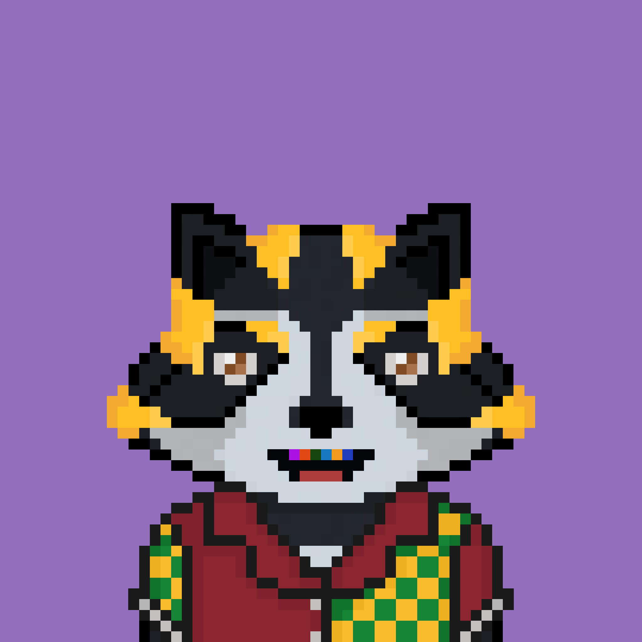 Pixel Raccoon #1859 NFT on Algorand