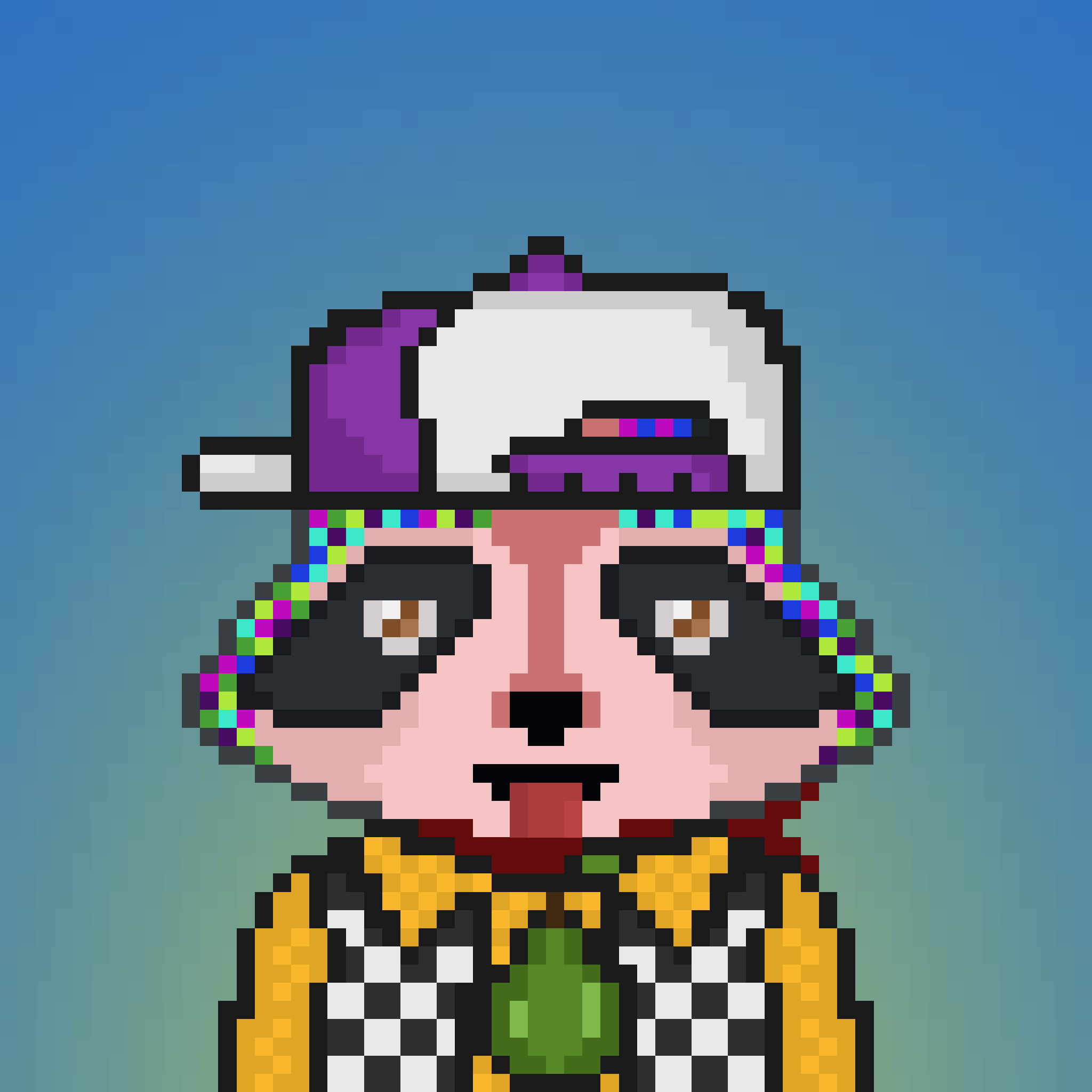 Pixel Raccoon #1956 NFT on Algorand