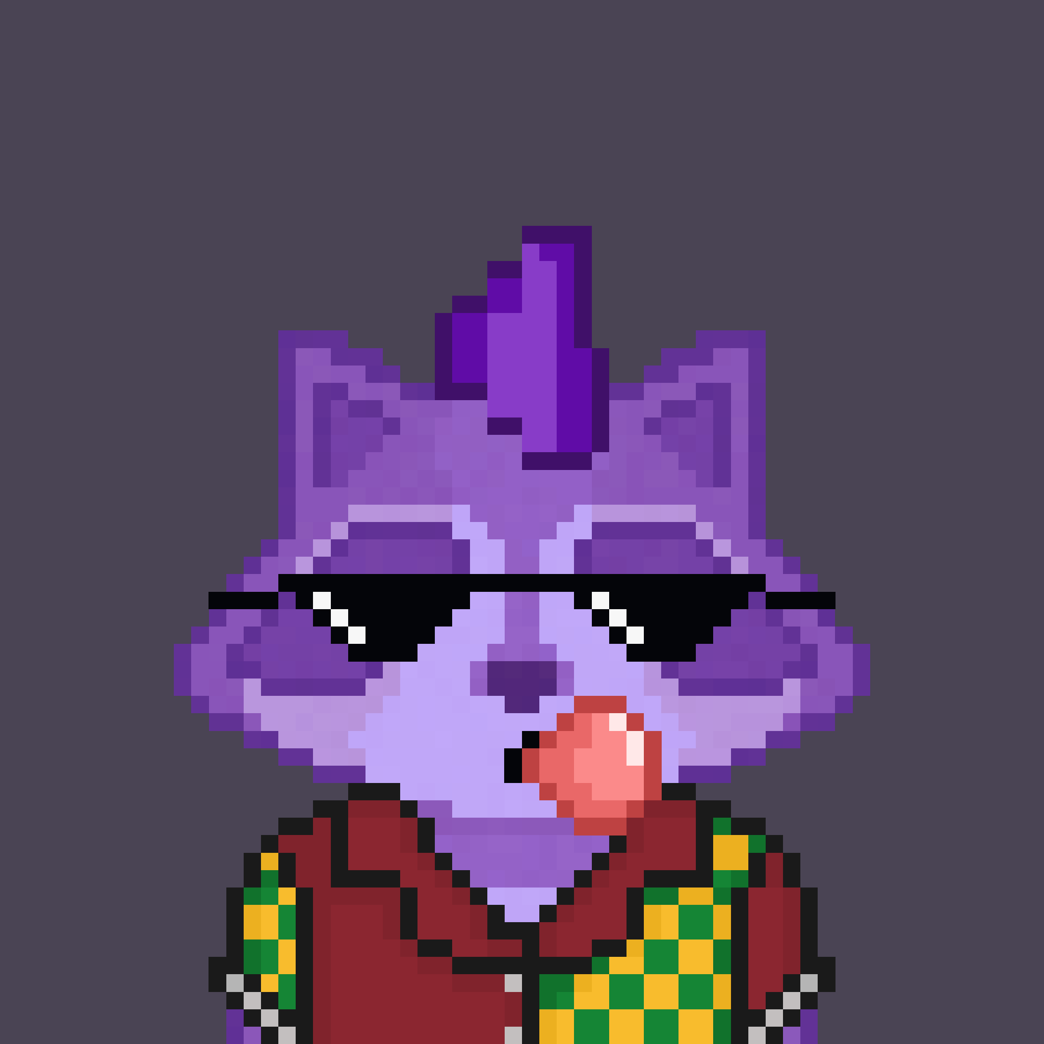 Pixel Raccoon #1957 NFT on Algorand
