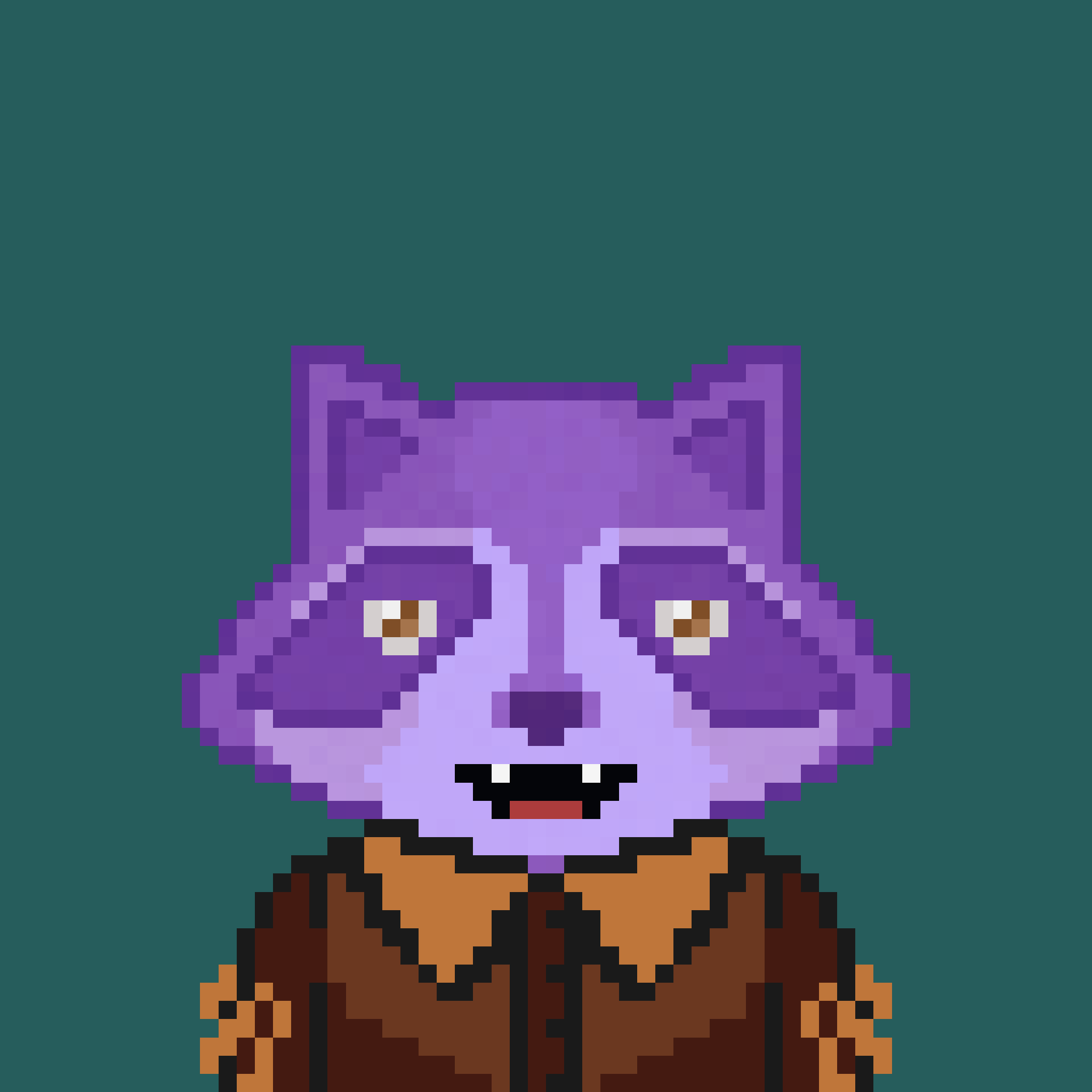Pixel Raccoon #197 NFT on Algorand