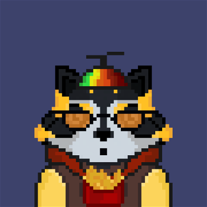 Pixel Raccoon #1971