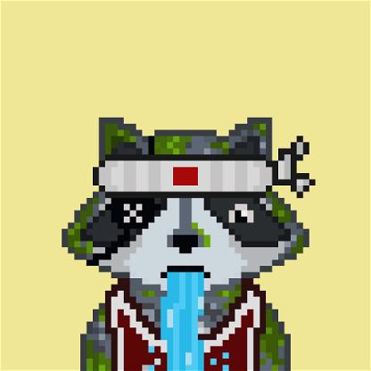 Pixel Raccoon #1987